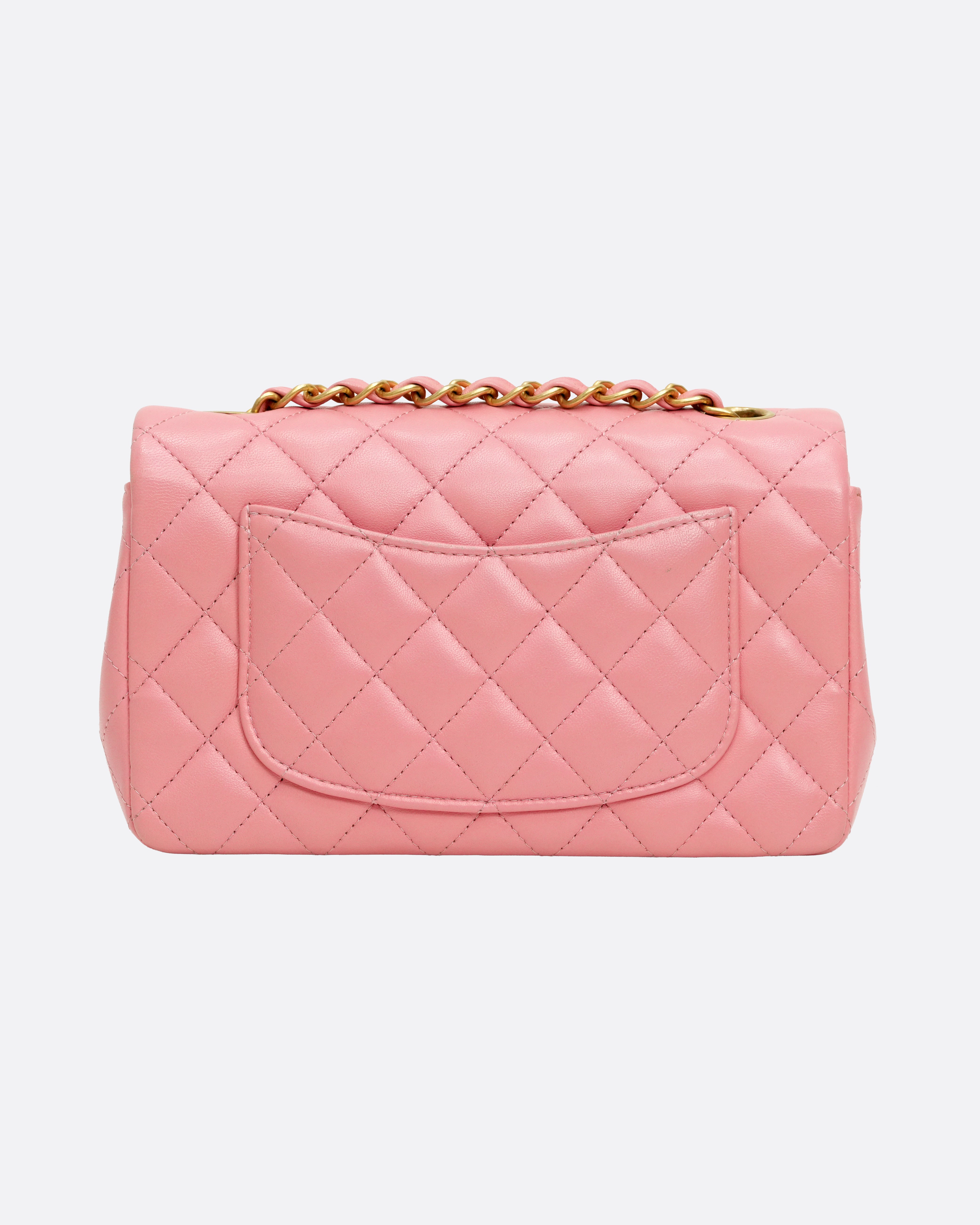 CLASSIC FLAP BAG PINK LAMBSKIN