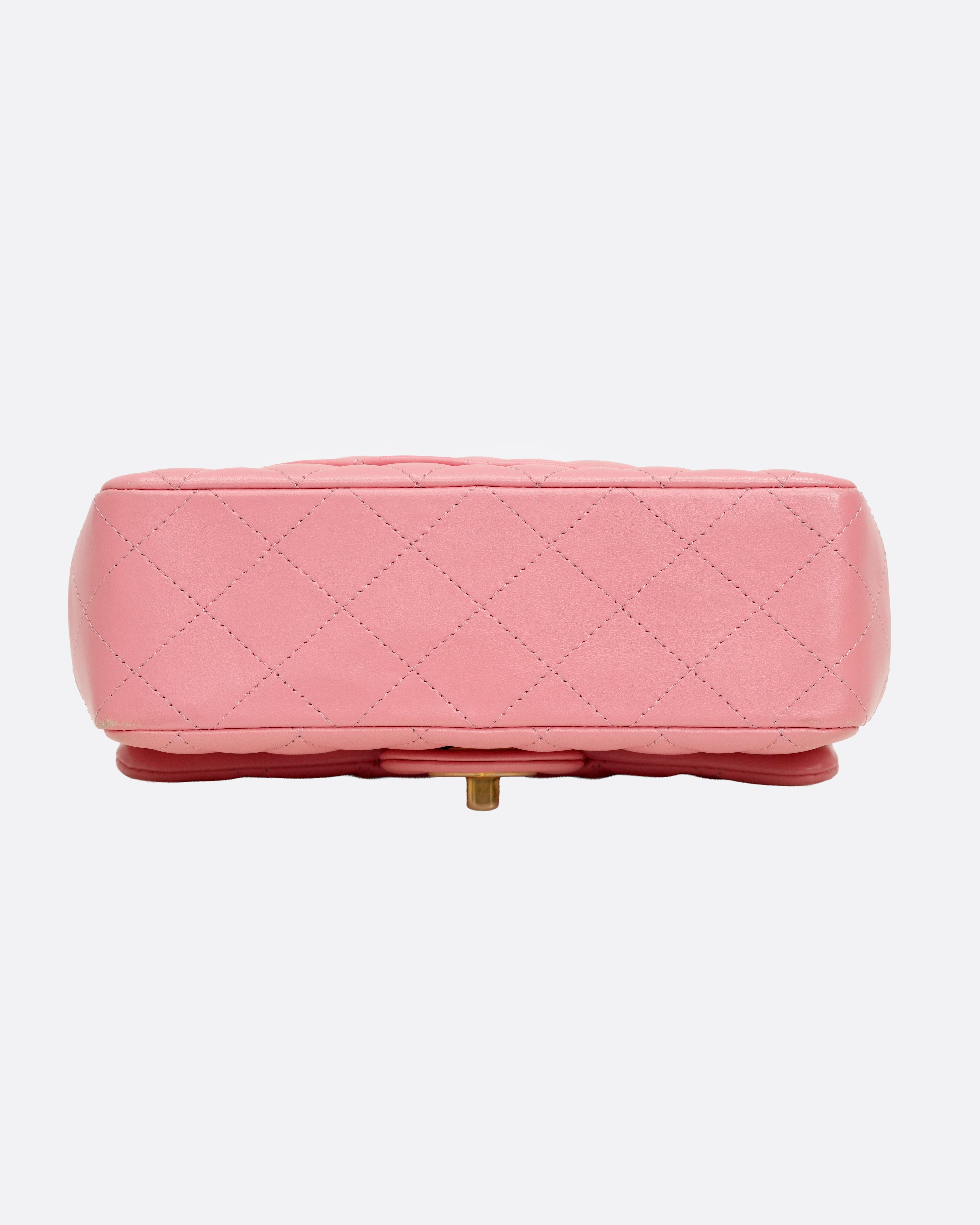 CLASSIC FLAP BAG PINK LAMBSKIN