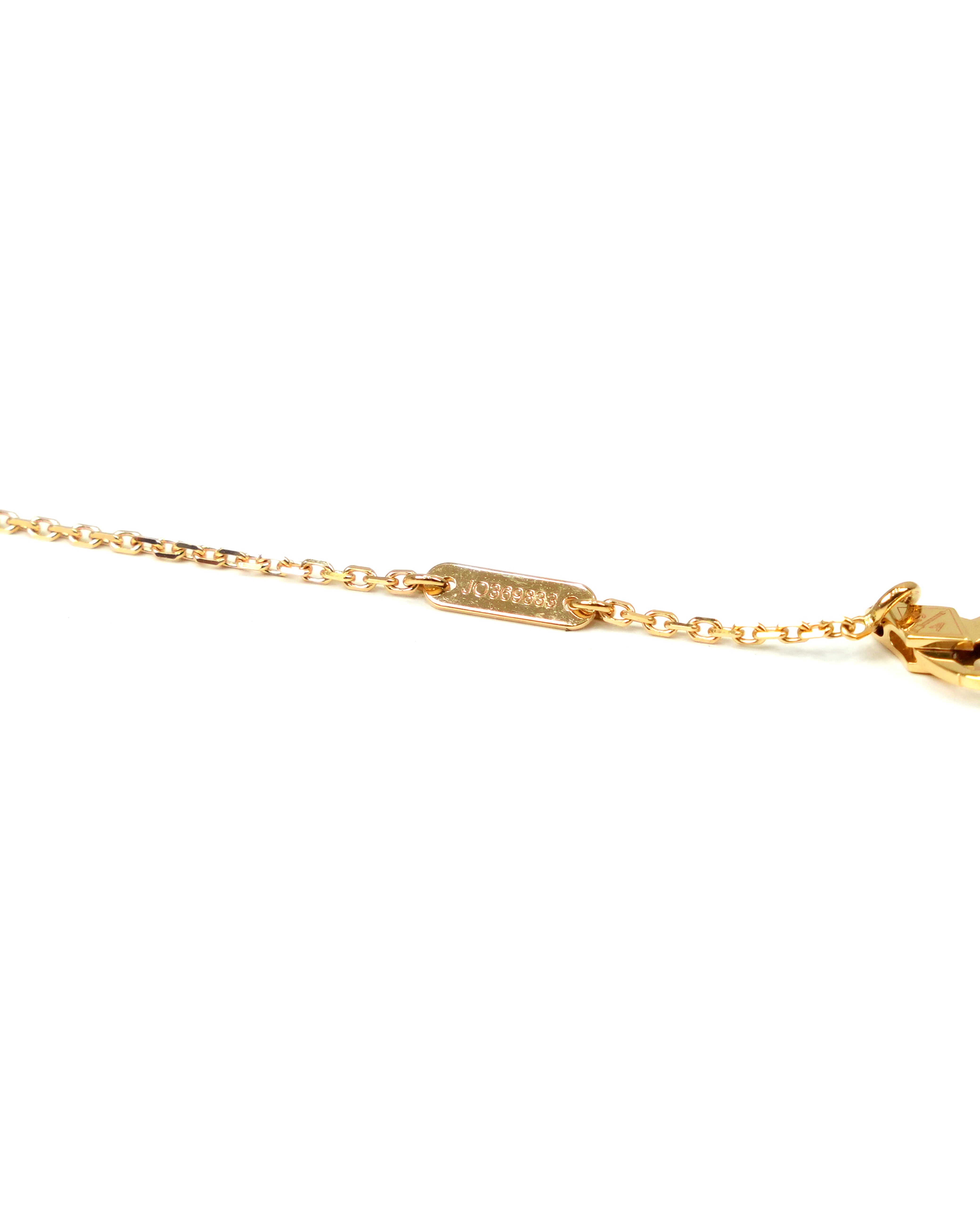 SWEET ALHAMBRA YELLOWGOLD MOTHER OF PEARL NECKLACE (2025)