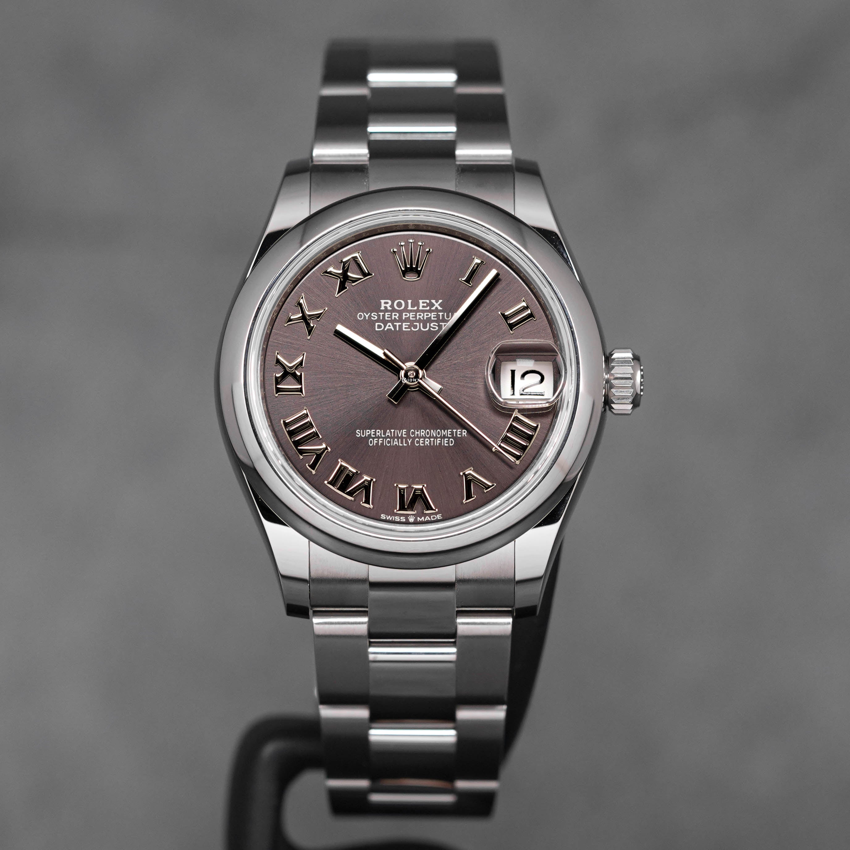 Harga Rolex 31 Dark Grey Roman Indonesia