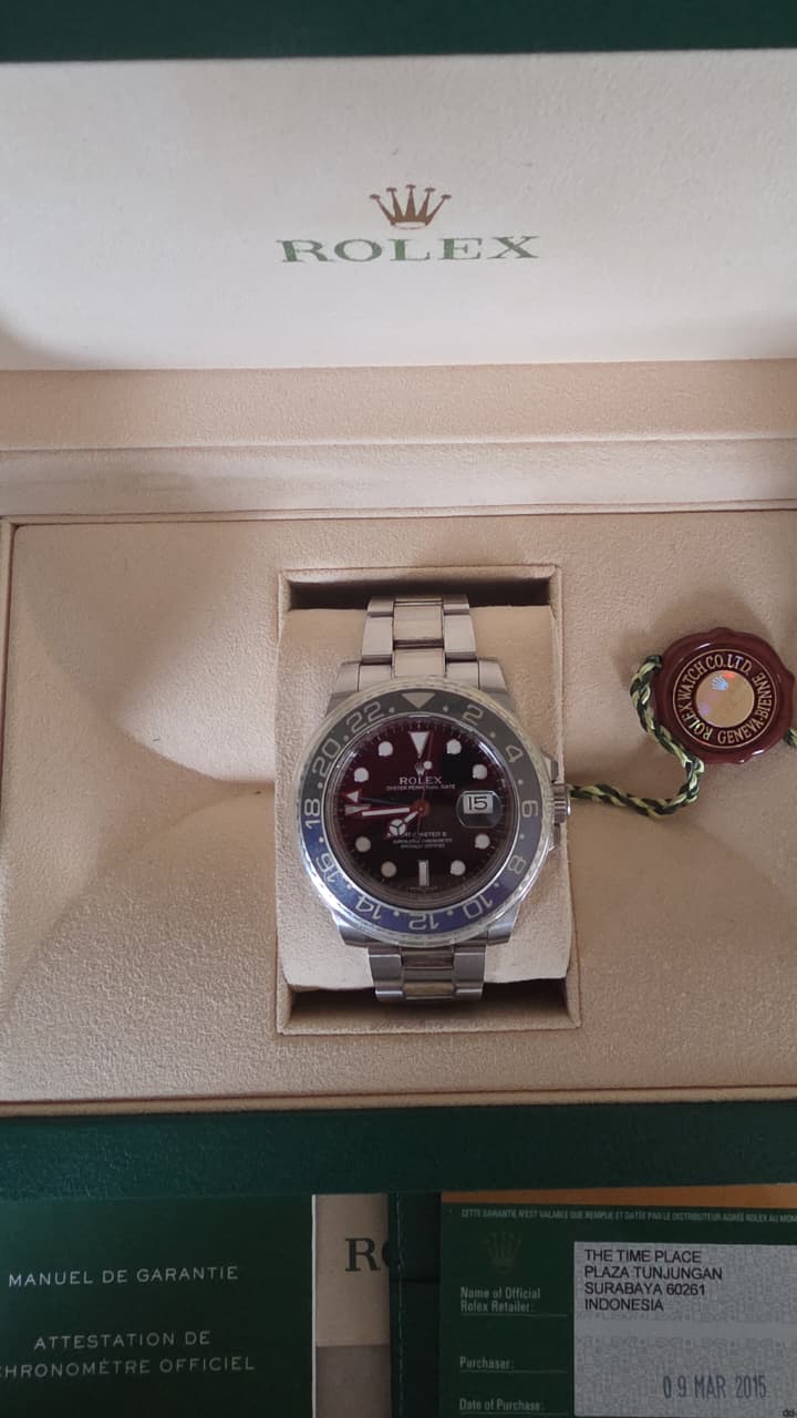 GMT MASTER-II BATMAN (2015)