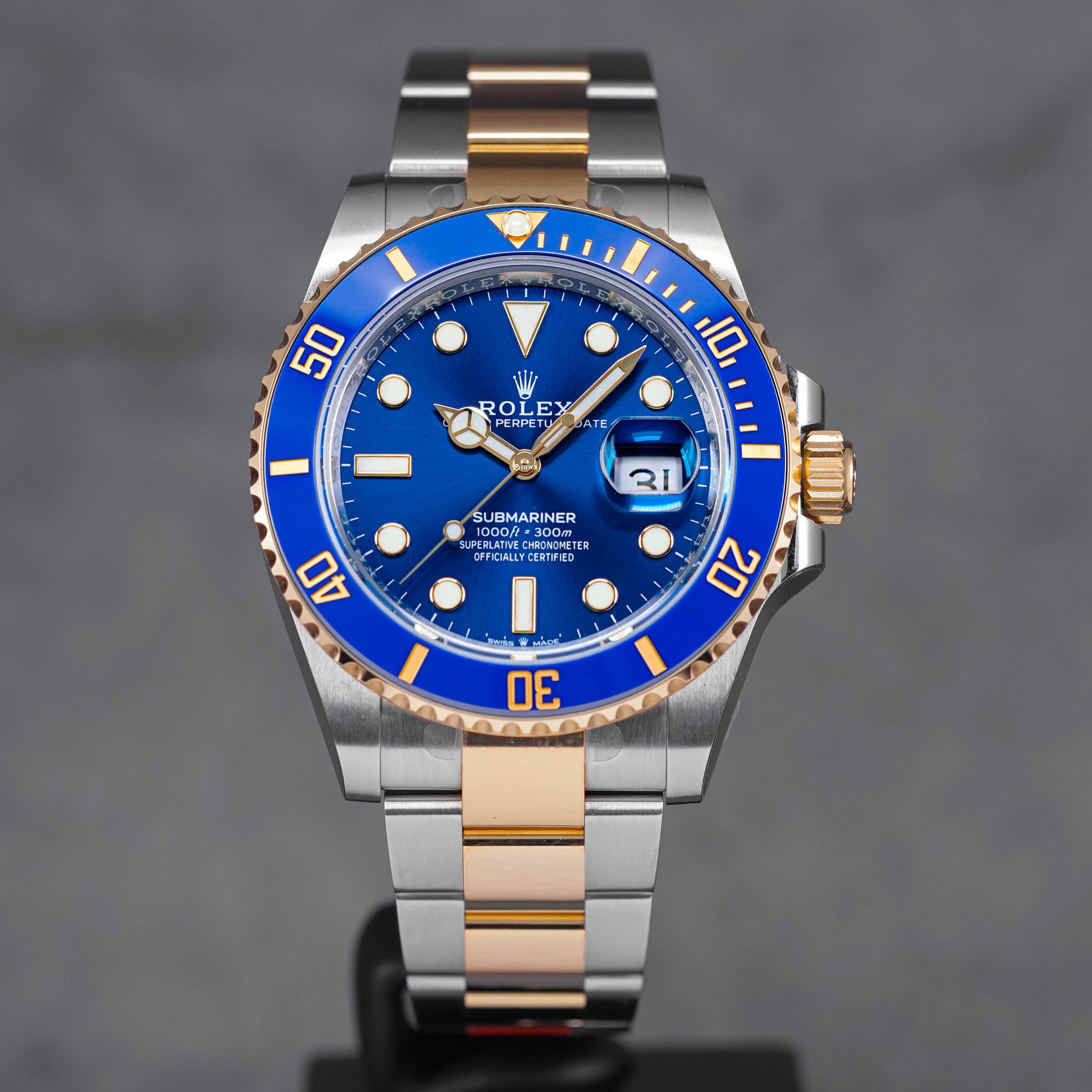 SUBMARINER DATE 41MM TWOTONE YELLOWGOLD BLUE DIAL (2022)