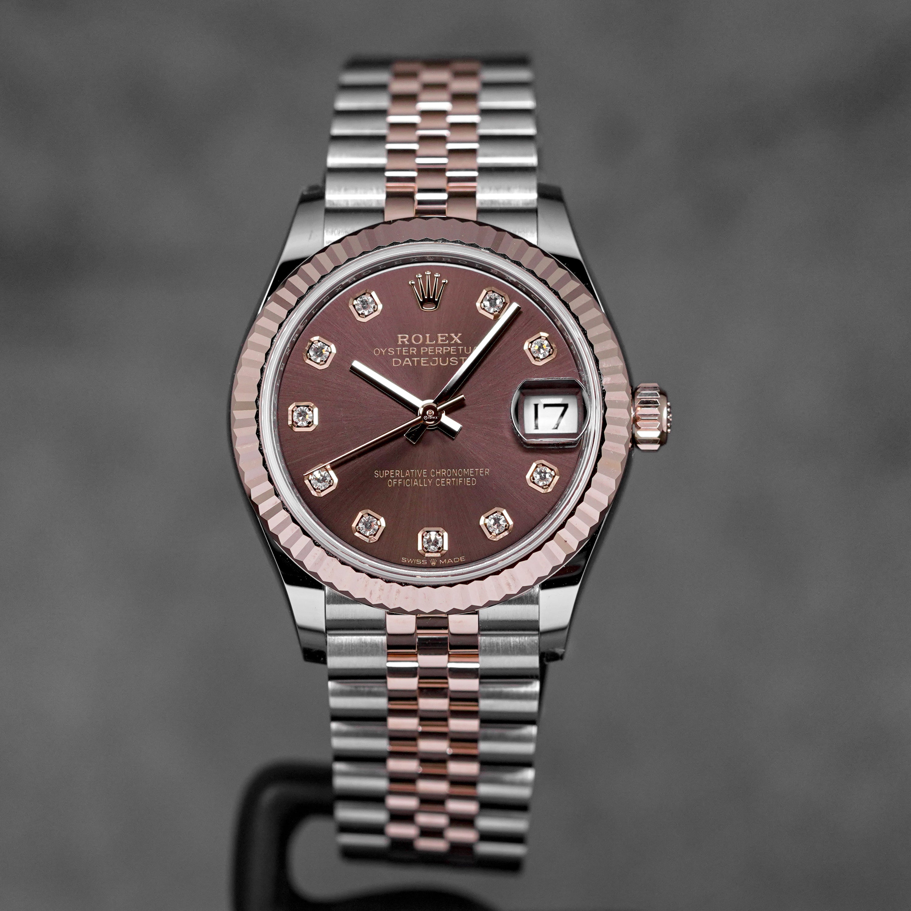 Harga Rolex Datejust 31 Rosegold Choco Diamond Indonesia