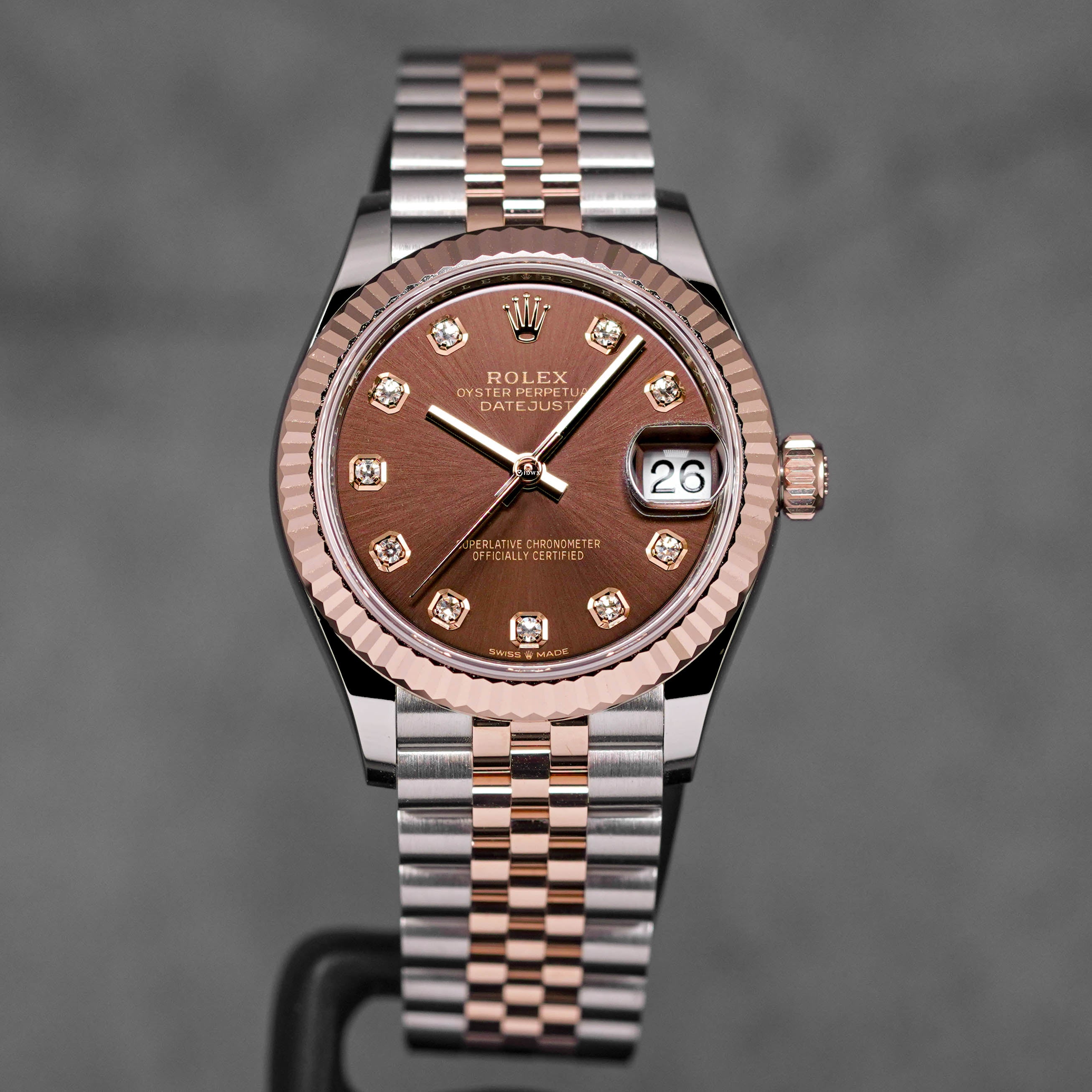Harga Rolex Datejust 31mm Rosegold Choco Indonesia