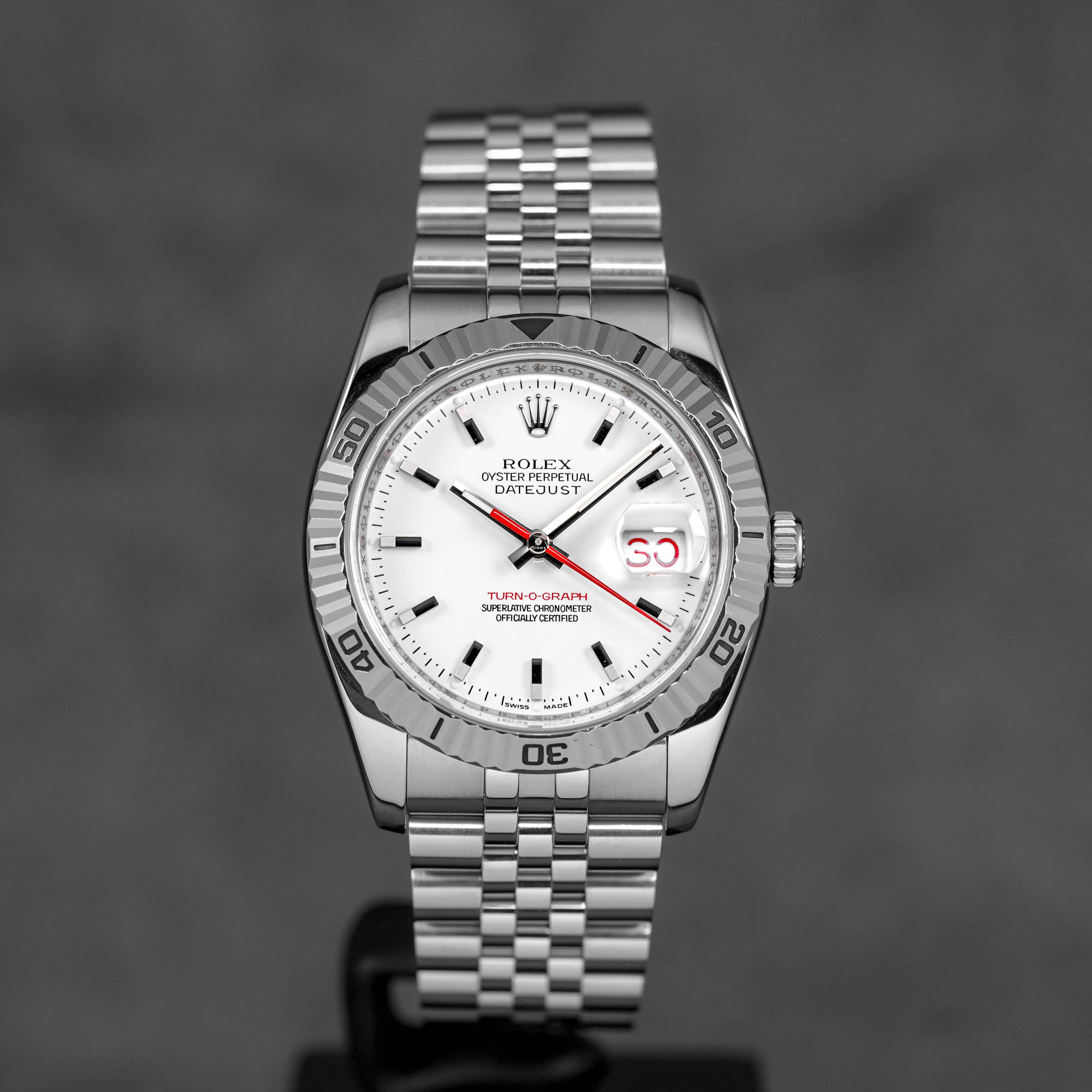 Harga Rolex-Datejust 36 Turn O Graph White Indonesia