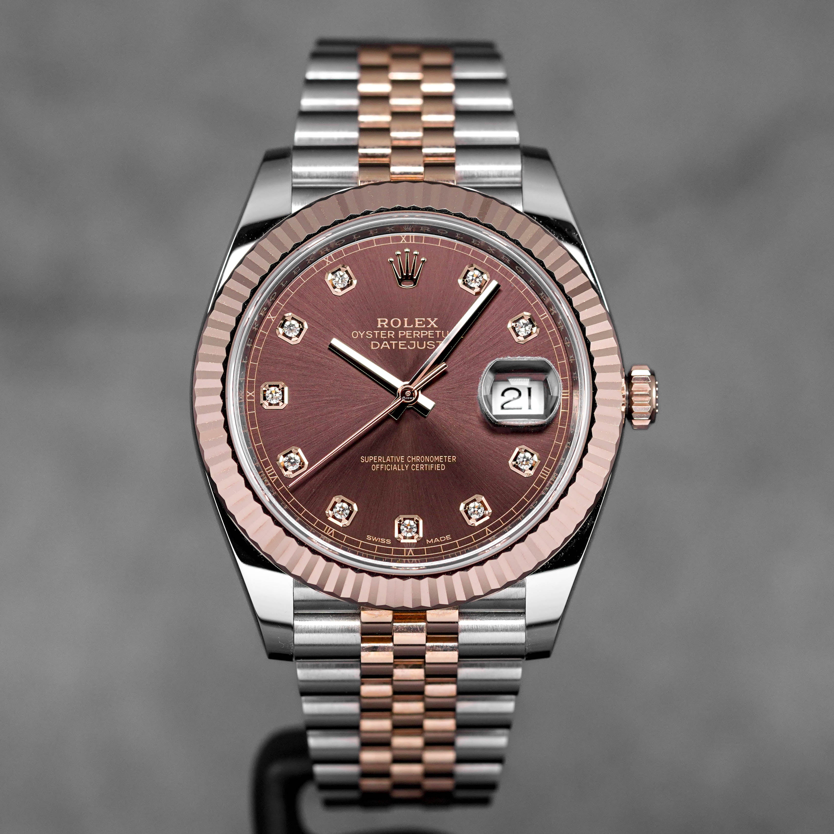 Harga Rolex Datejust 41 Choco Diamond Indonesia
