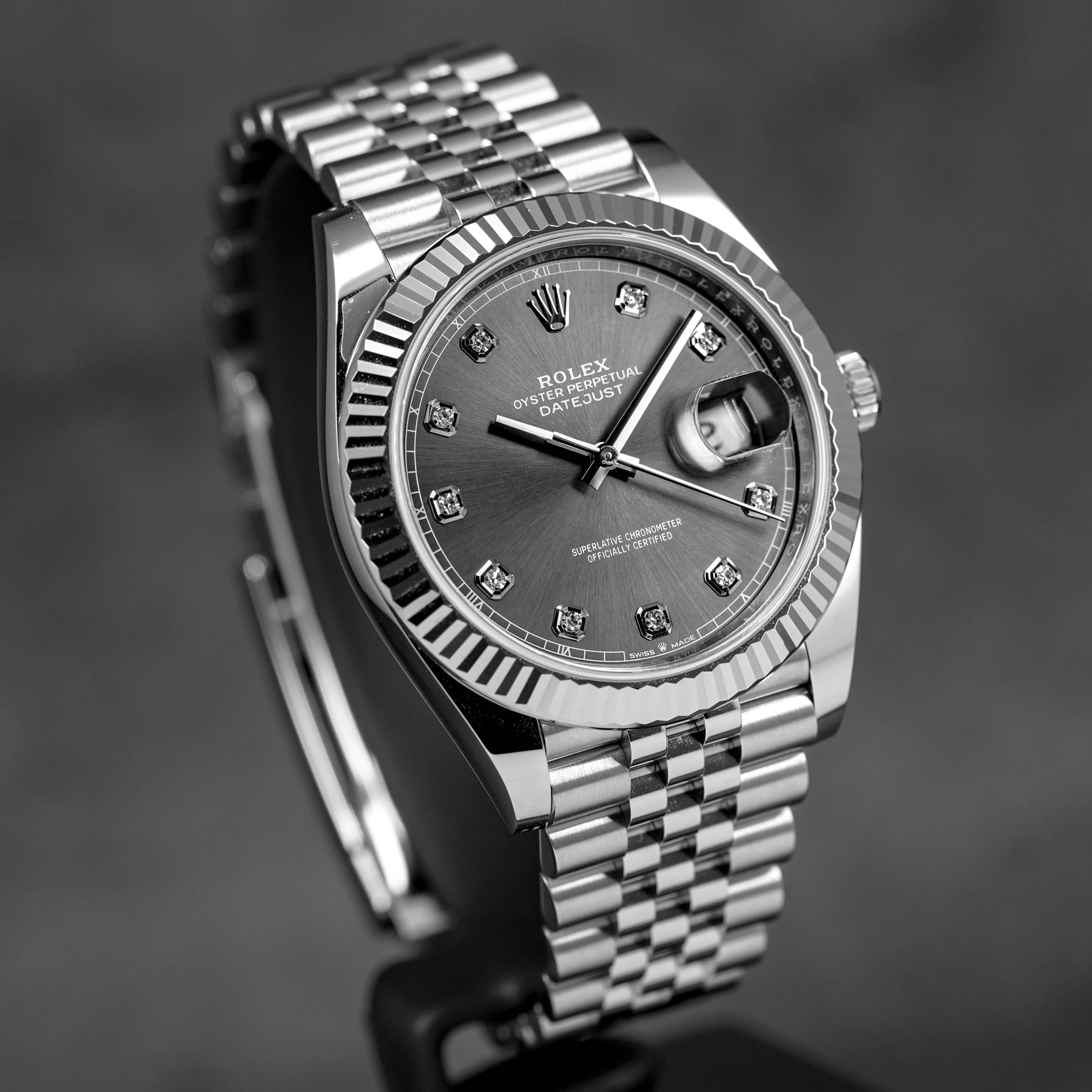 Harga Rolex Datejust 41mm Rhodium Diamond Indonesia