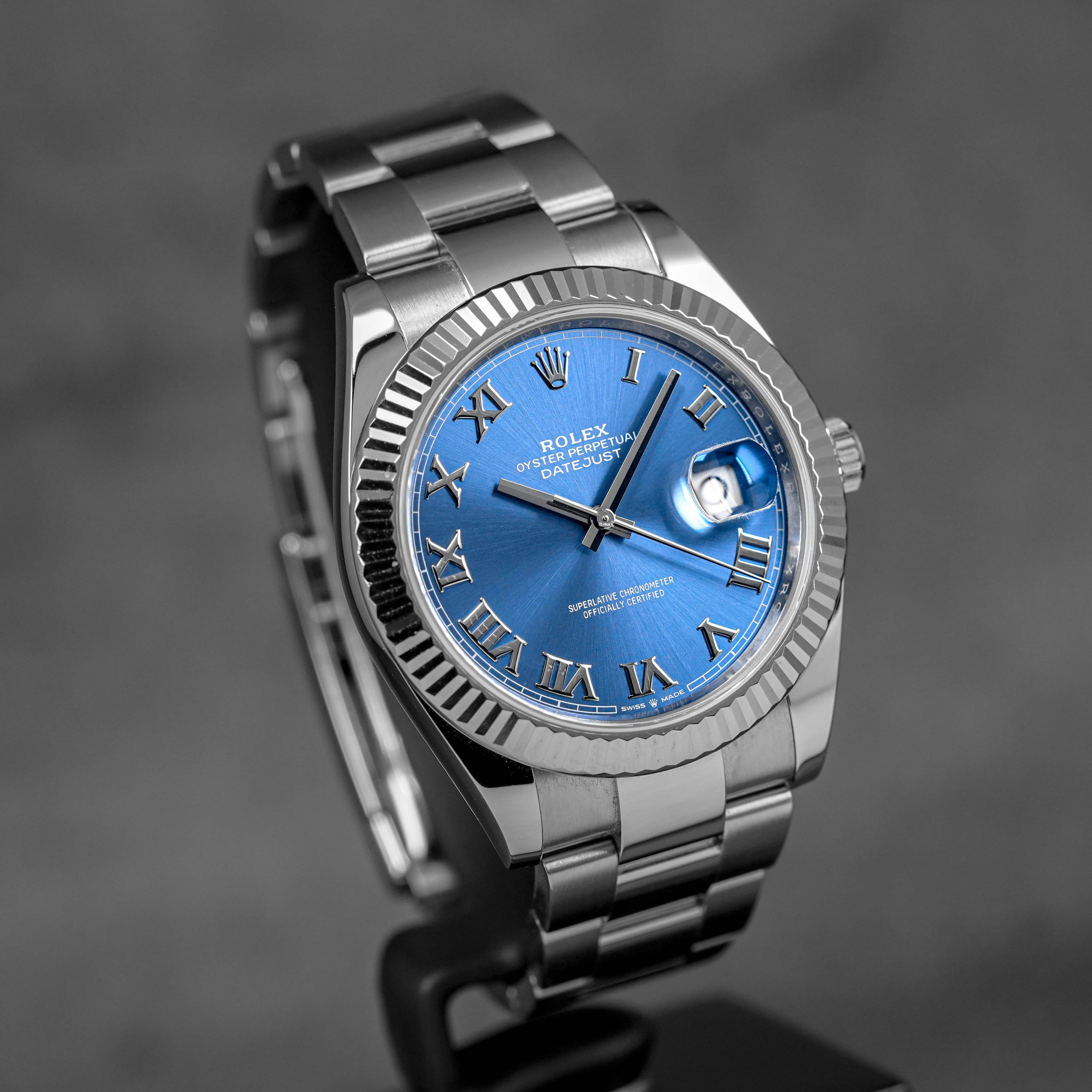Harga Rolex Datejust 41mm Blue Azzuro Roman Indonesia