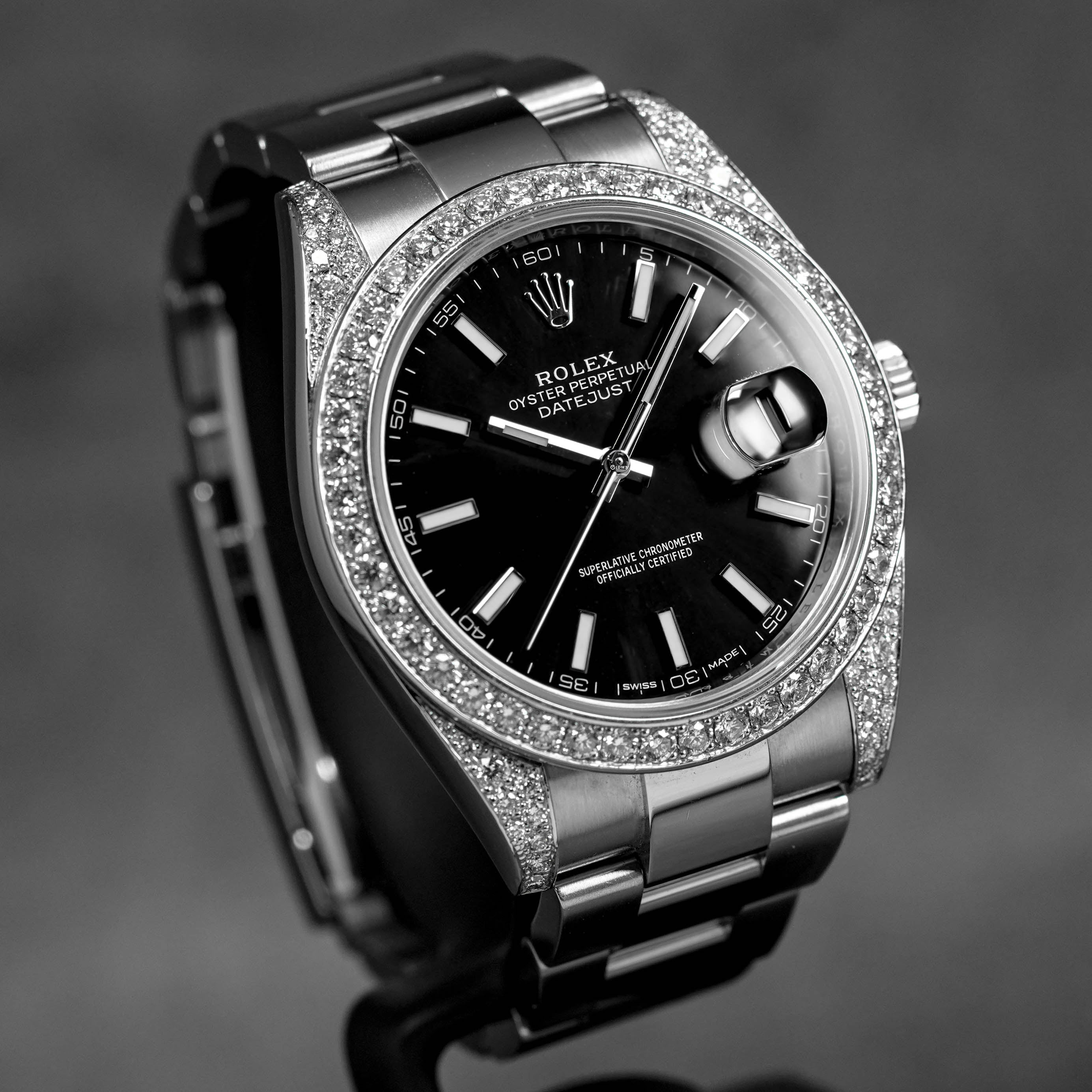 Harga Rolex Datejust II Custom Diamond Black Indonesia