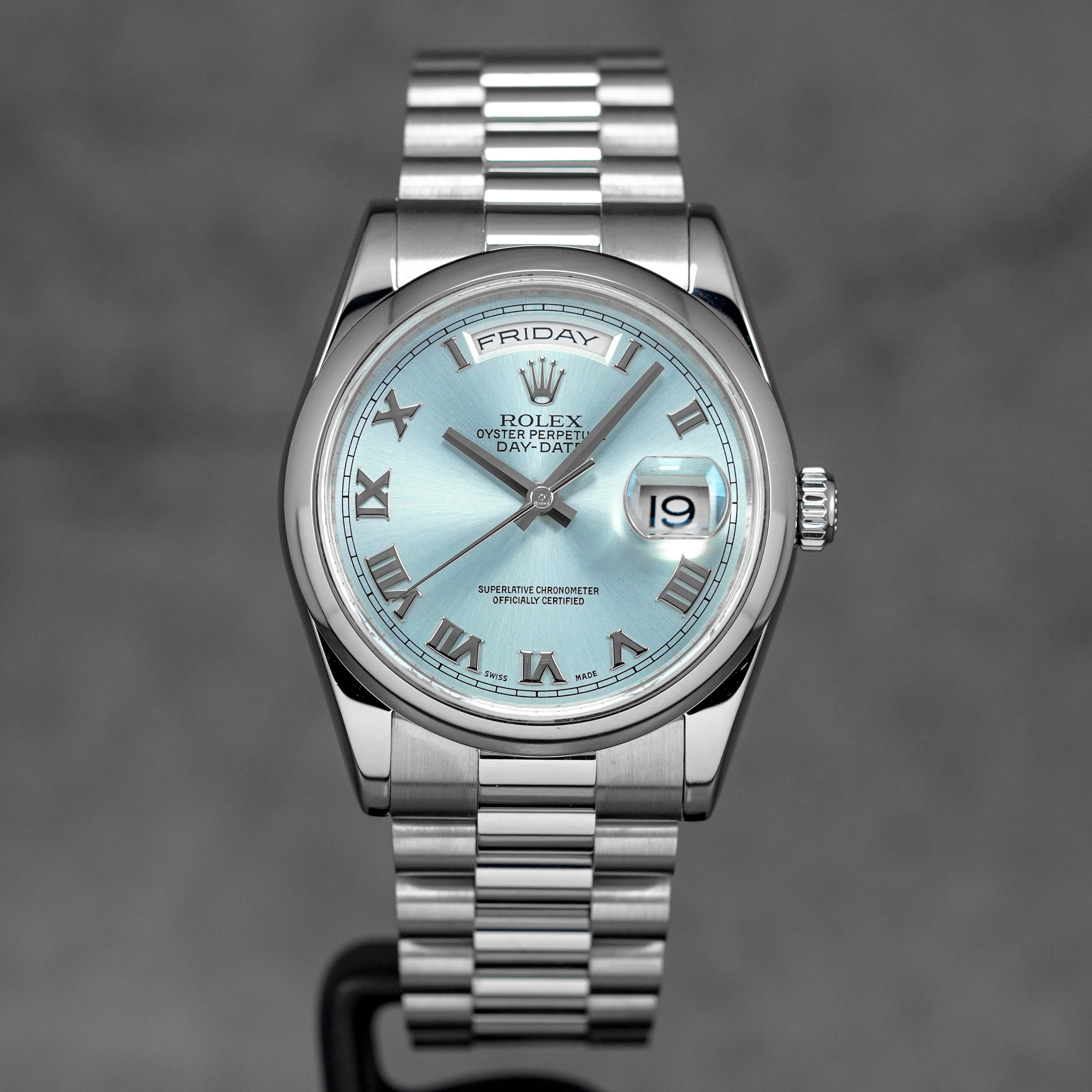 Harga Rolex Day Date 36 Ice Blue Roman Indonesia