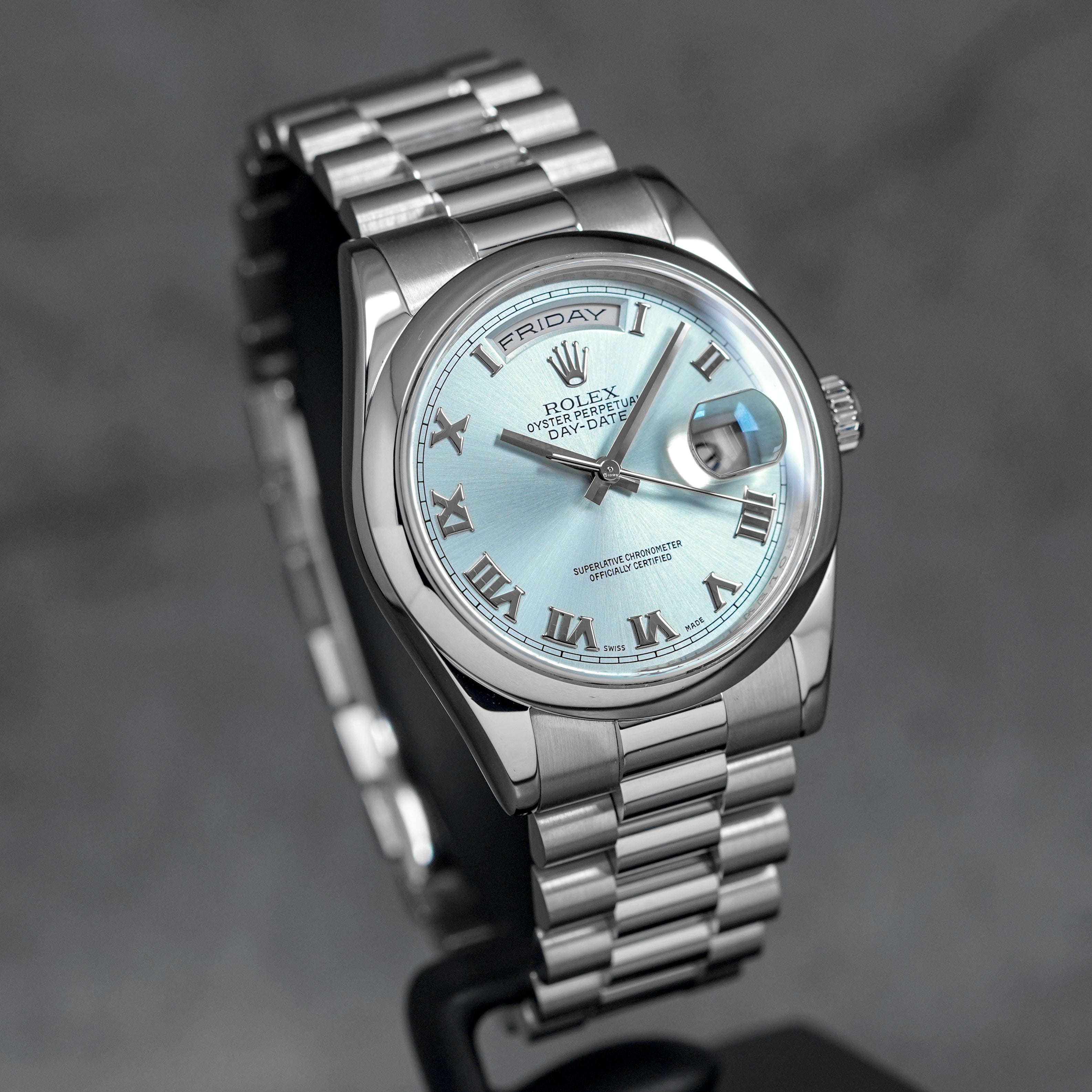 Harga Rolex Day Date 36 Ice Blue Roman Indonesia
