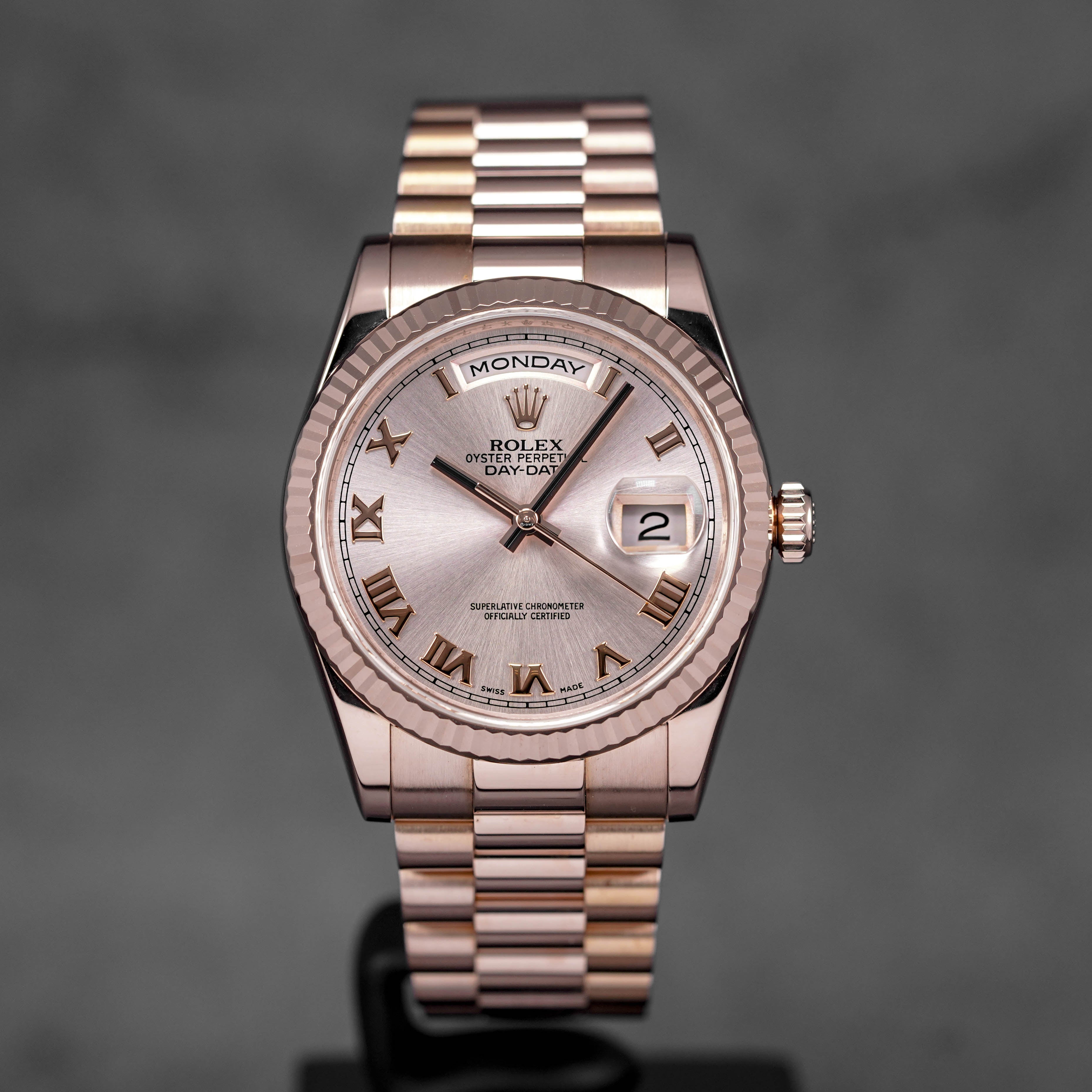 Harga Rolex Daydate 36 Rosegold Pink Indonesia