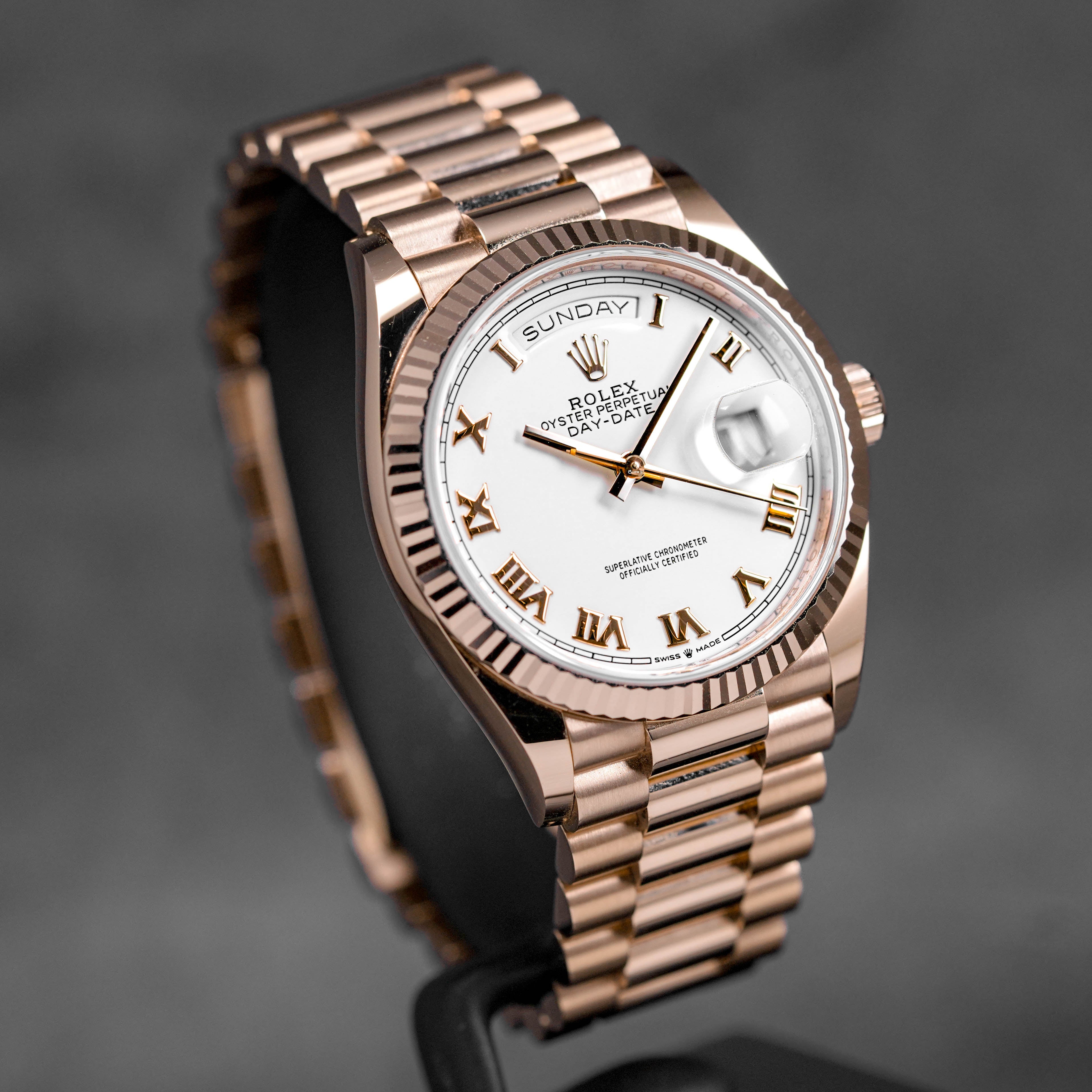 Harga Rolex Daydate White Roman Indonesia