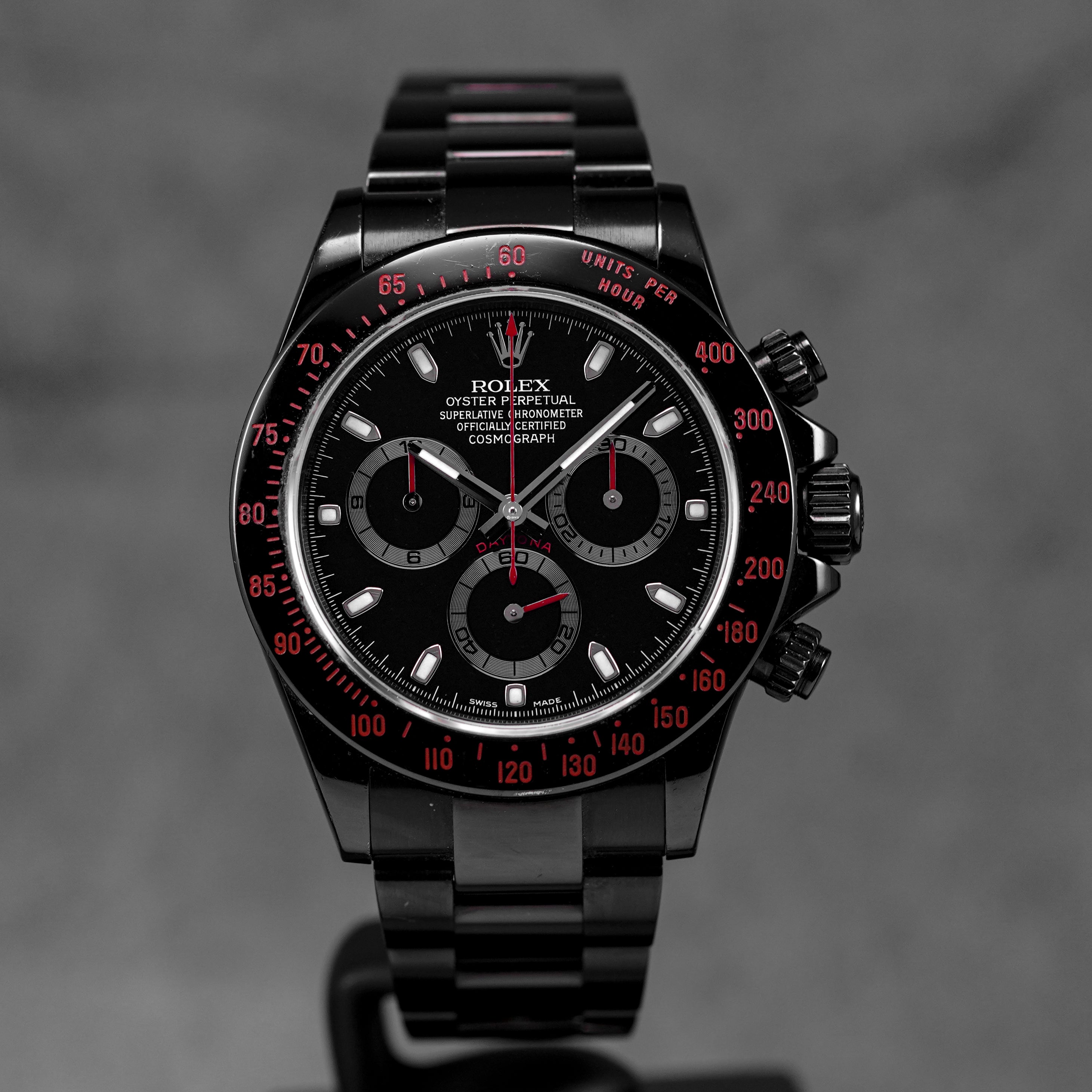 Harga Rolex Daytona Custom PVD Black Indonesia