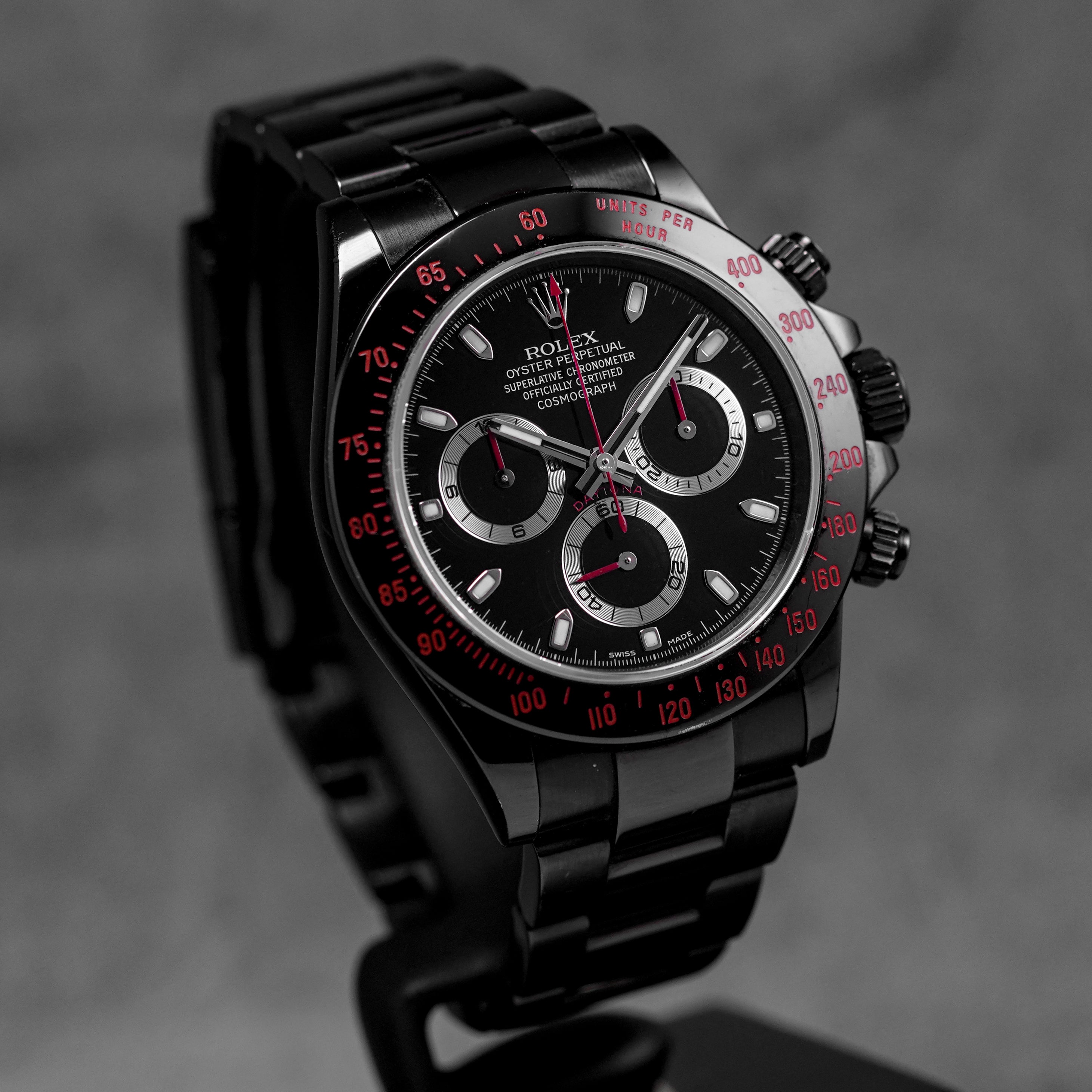 Harga Rolex Daytona Custom PVD Black Indonesia