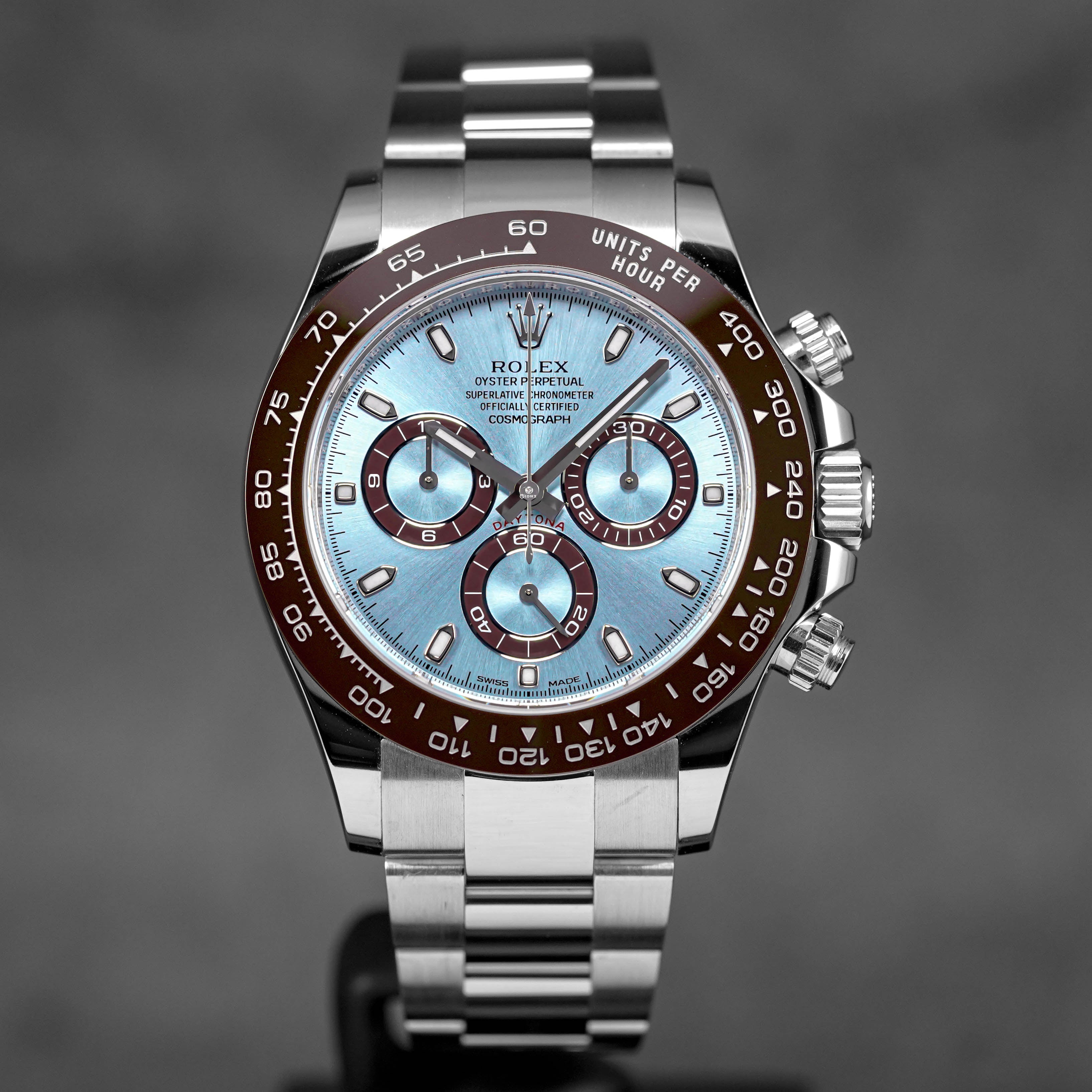 Harga Rolex Daytona Platinum Ice Blue Indonesia