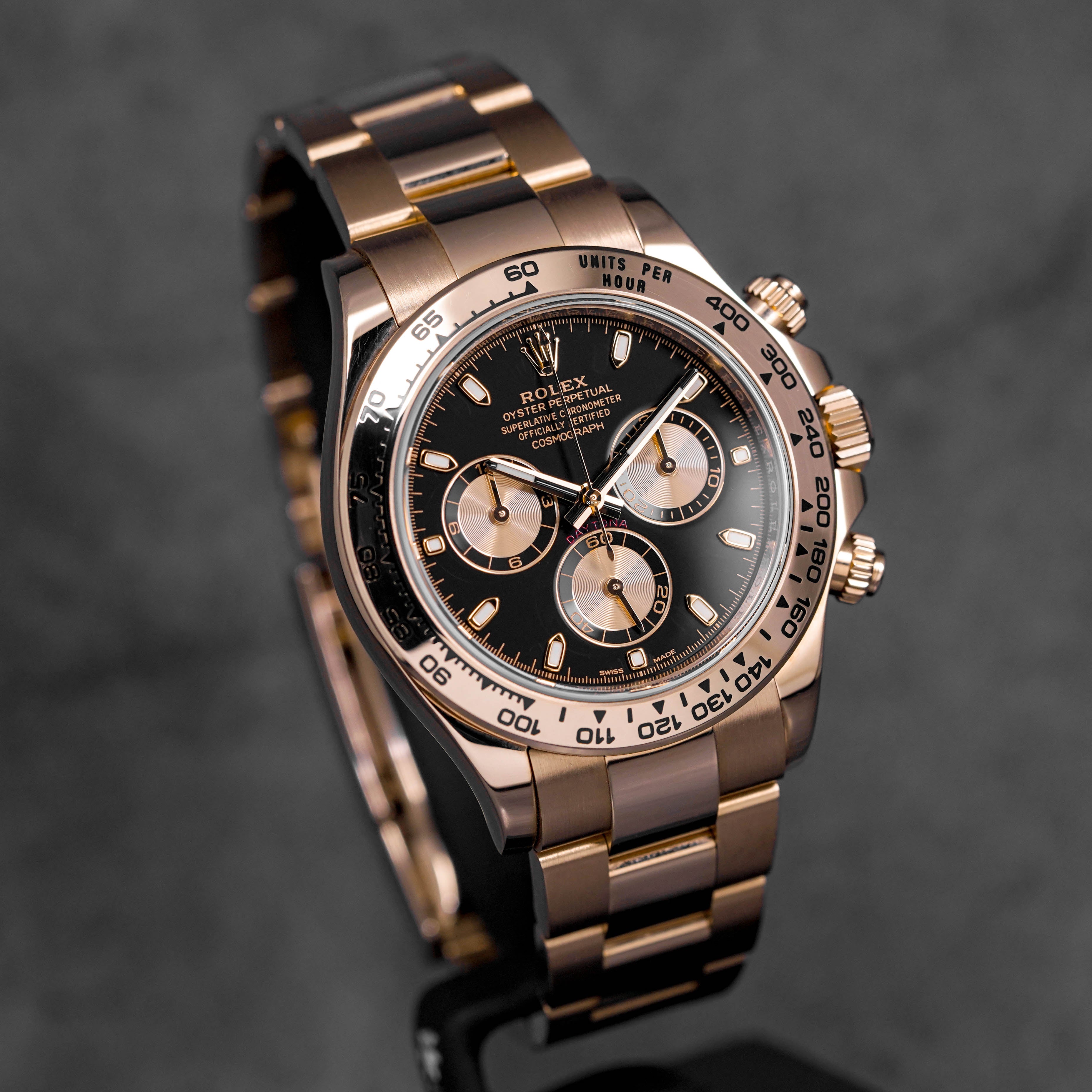 Harga Rolex Daytona Rosegold Black Indonesia