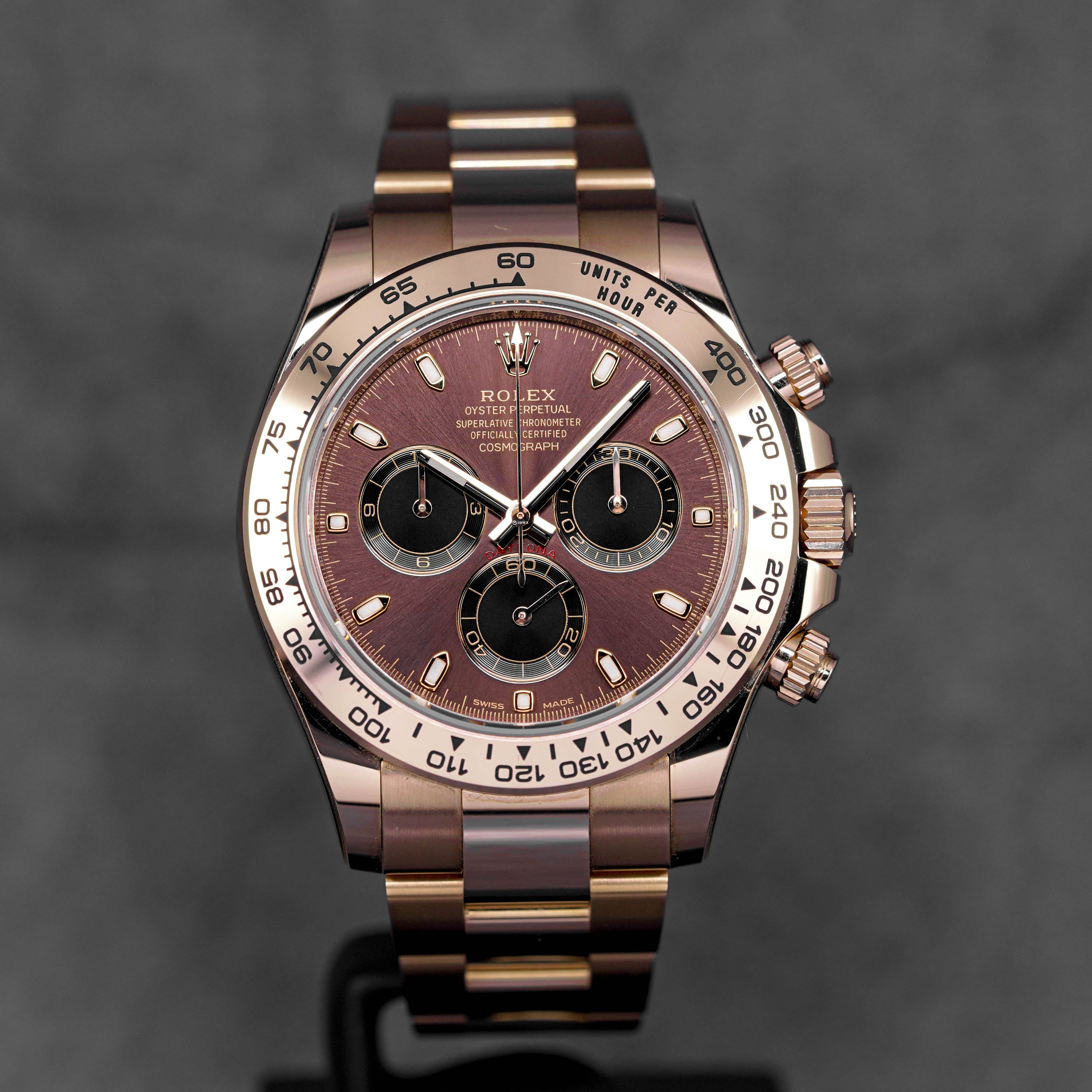 Harga Rolex Daytona Rosegold Choco Indonesia