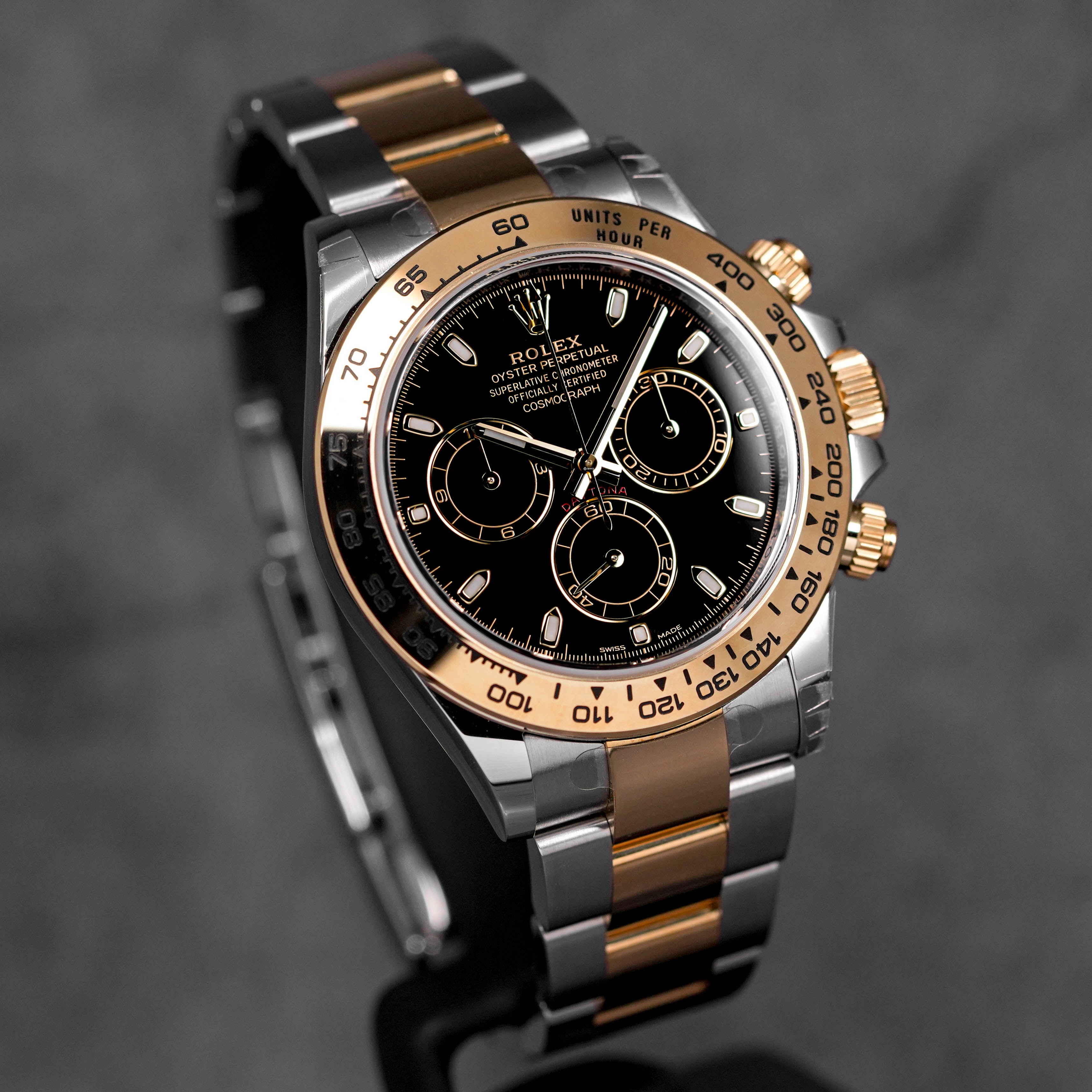 Rolex Daytona Twotone Black Indonesia