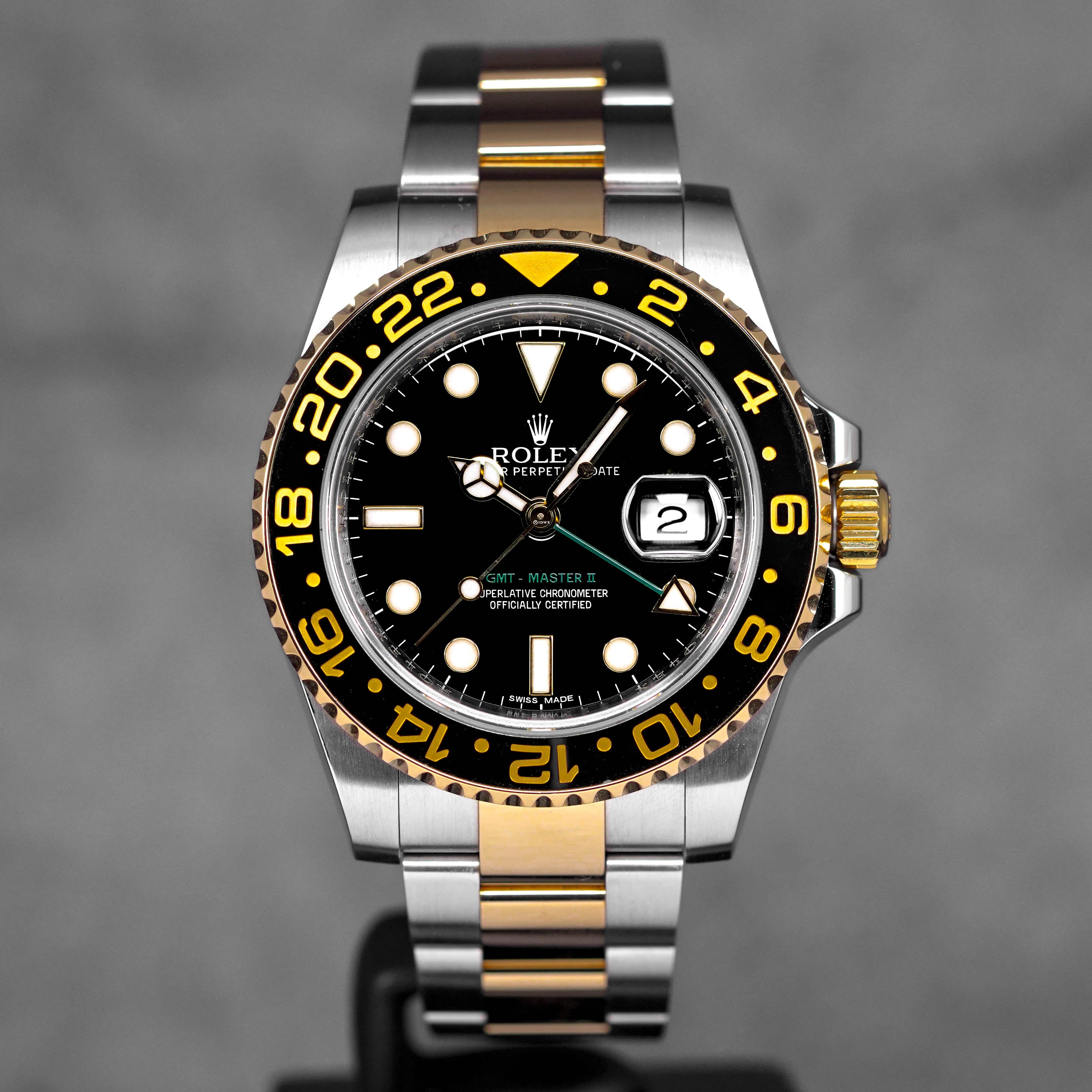 Harga Rolex GMT Master II Twotone Black indonesia
