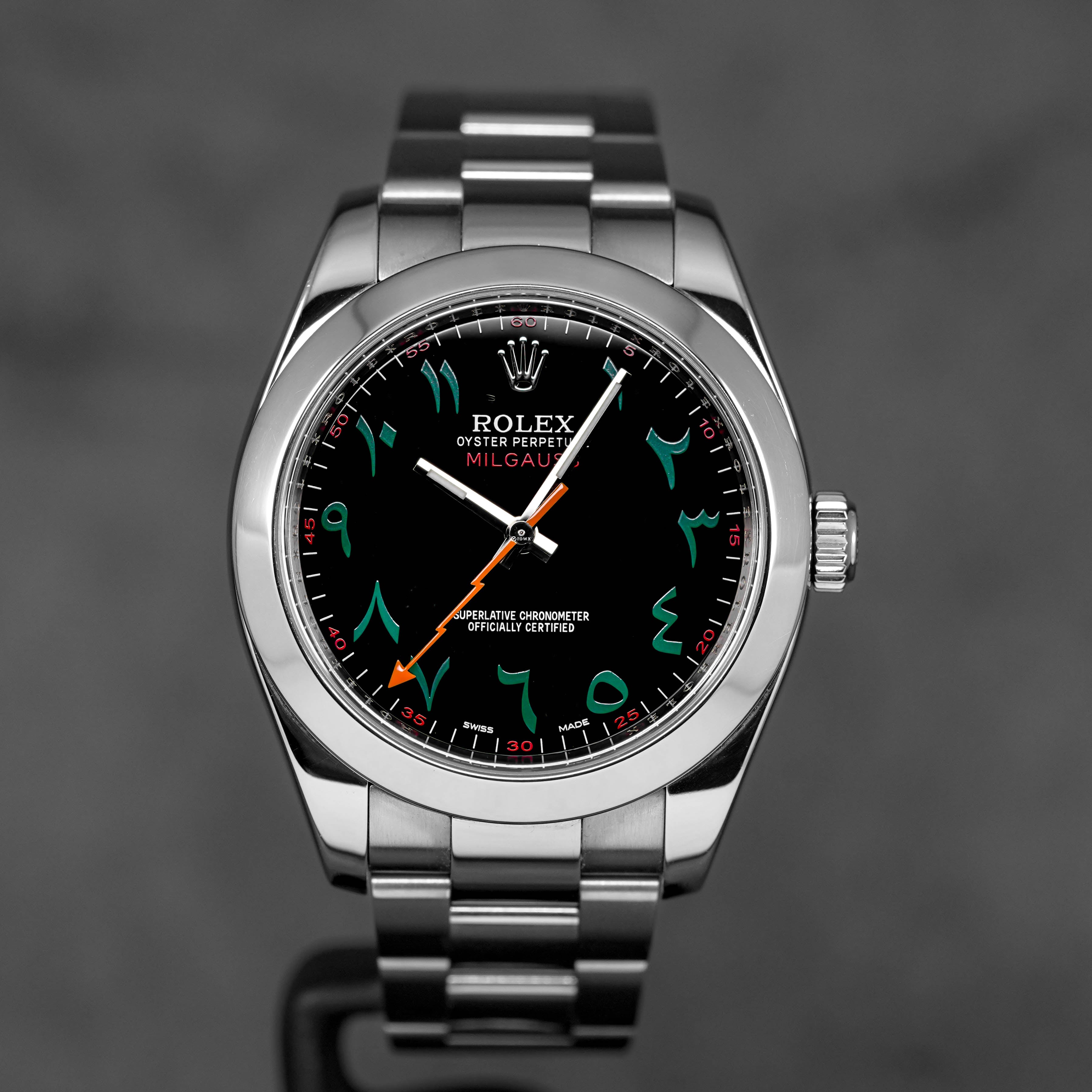 Harga Rolex Milgaus Black Arabic Indonesia