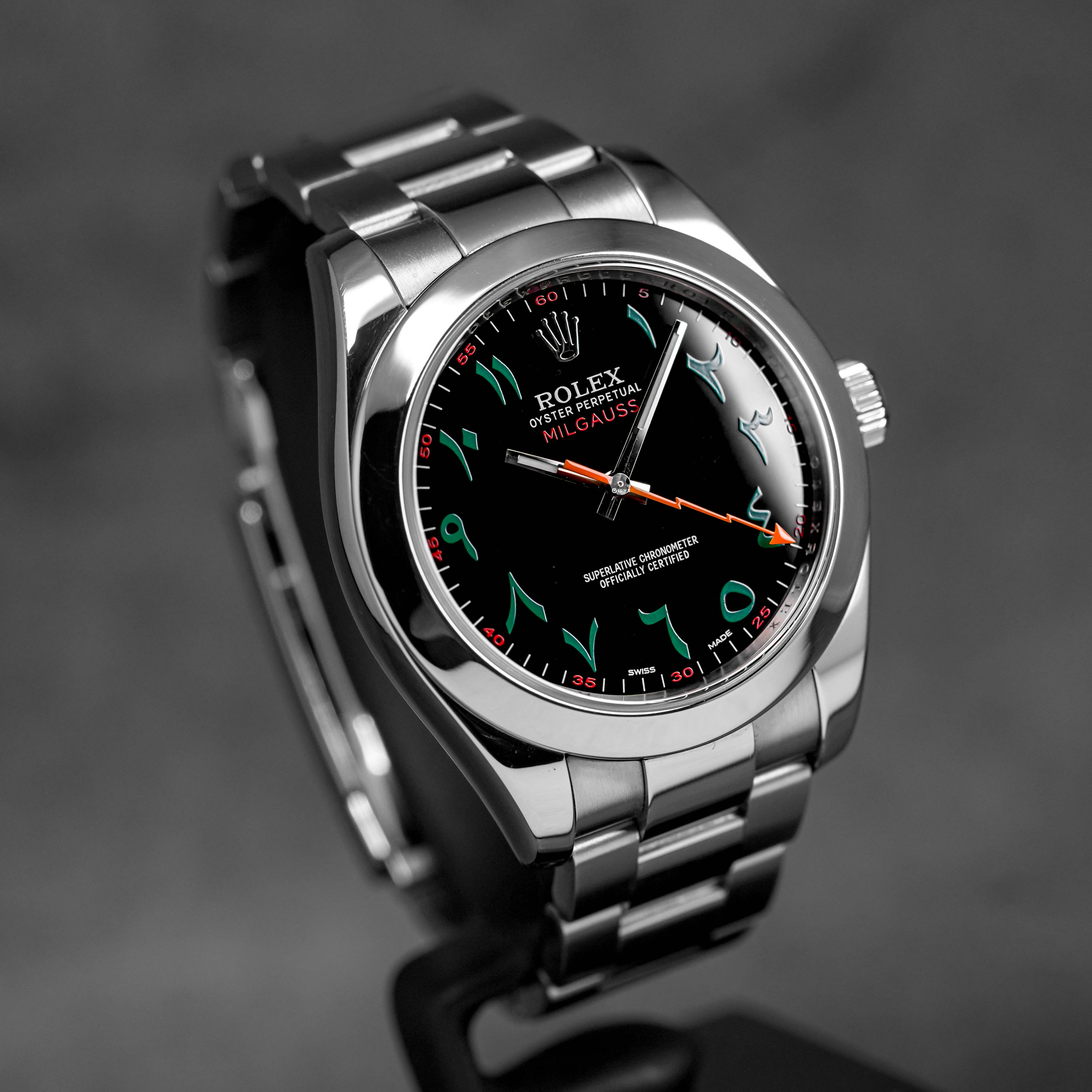 Harga Rolex Milgaus Black Arabic Indonesia