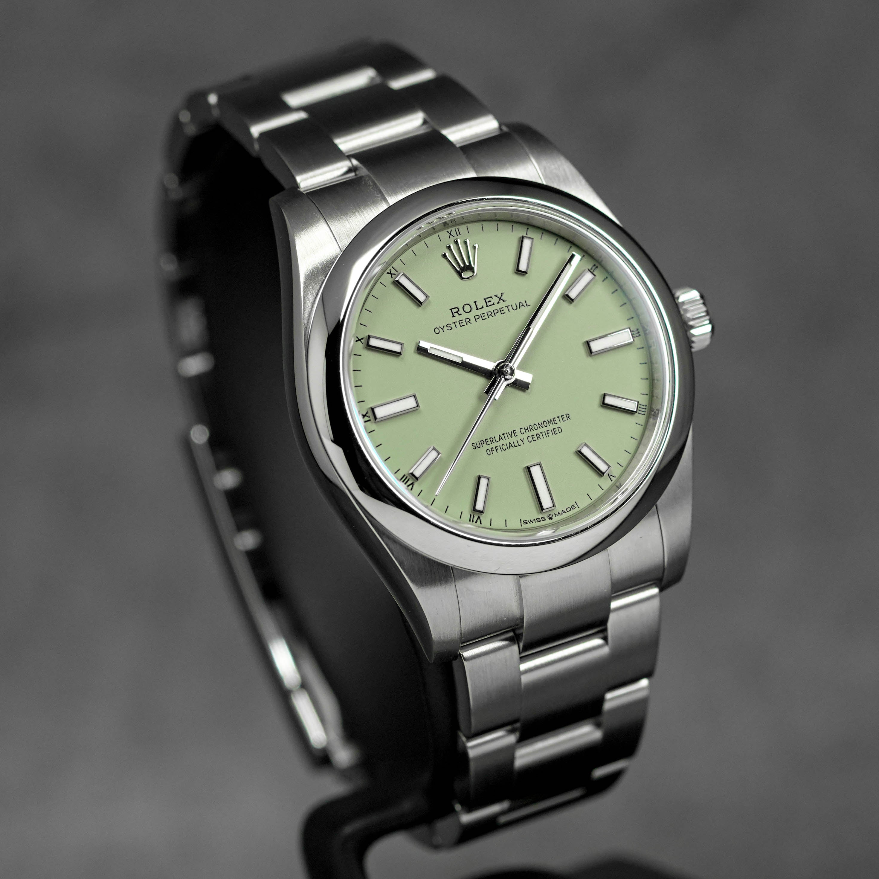 Harga Rolex Oyster Perpetual 34 Pistachio Indonesia