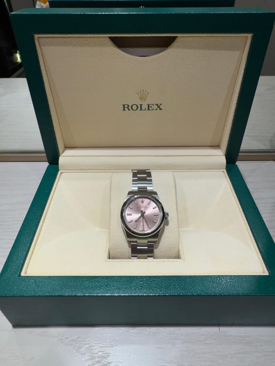 OYSTER PERPETUAL 31MM PINK DIAL (2021)