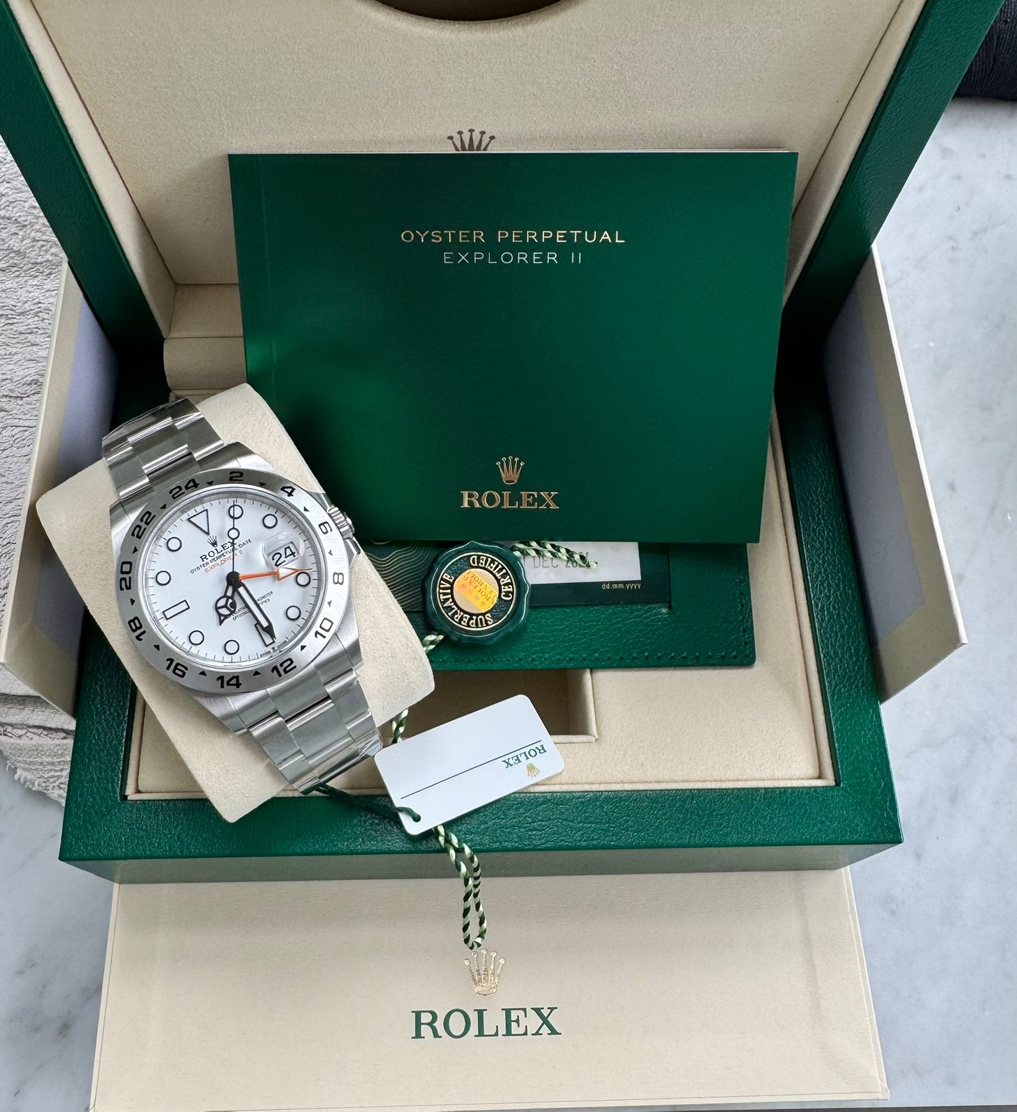 EXPLORER-II 42MM WHITE DIAL (2024)