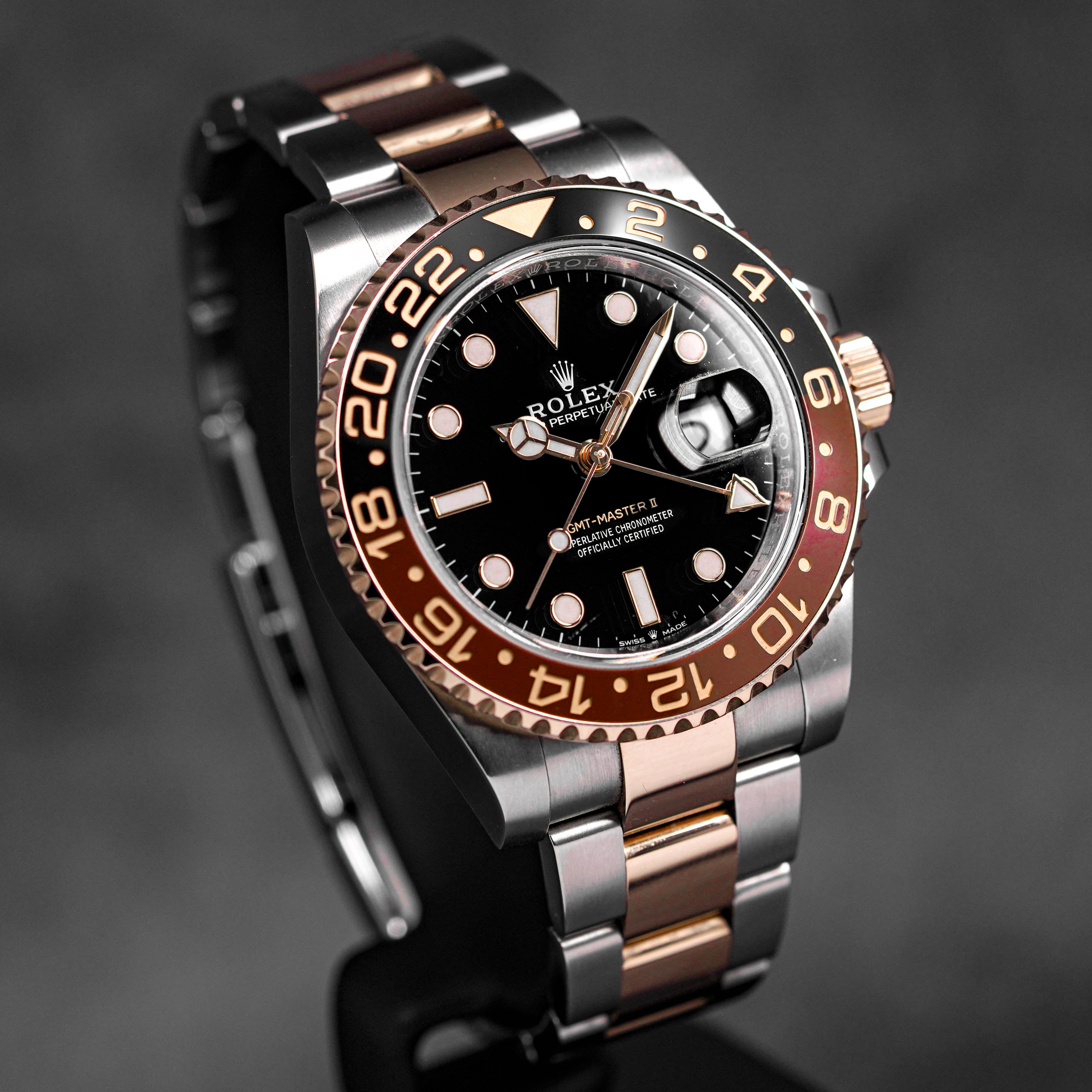 GMT MASTER-II TWOTONE ROSEGOLD ROOTBEER (2021)