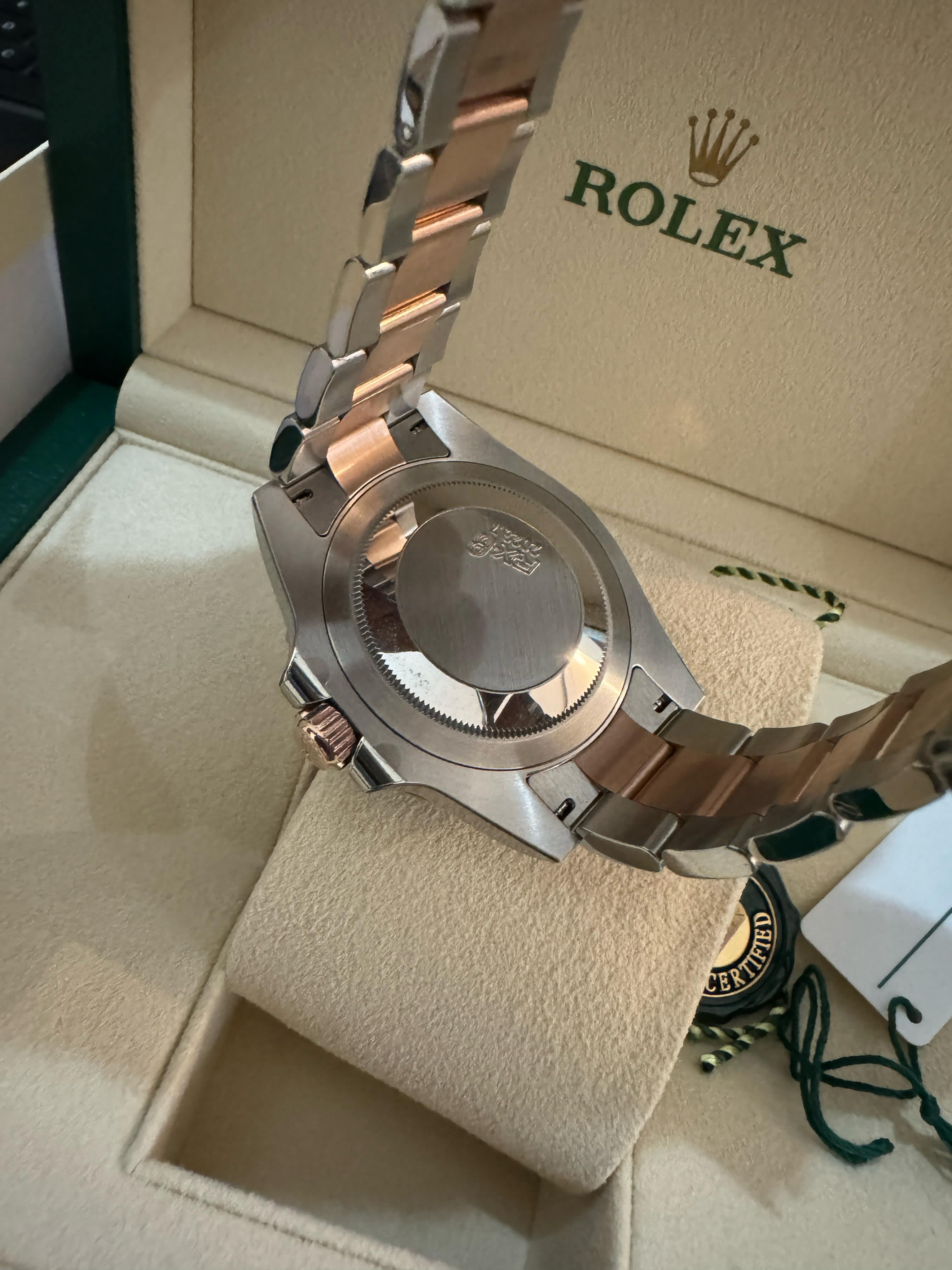 GMT MASTER-II TWOTONE ROSEGOLD 'ROOTBEER' (2023)