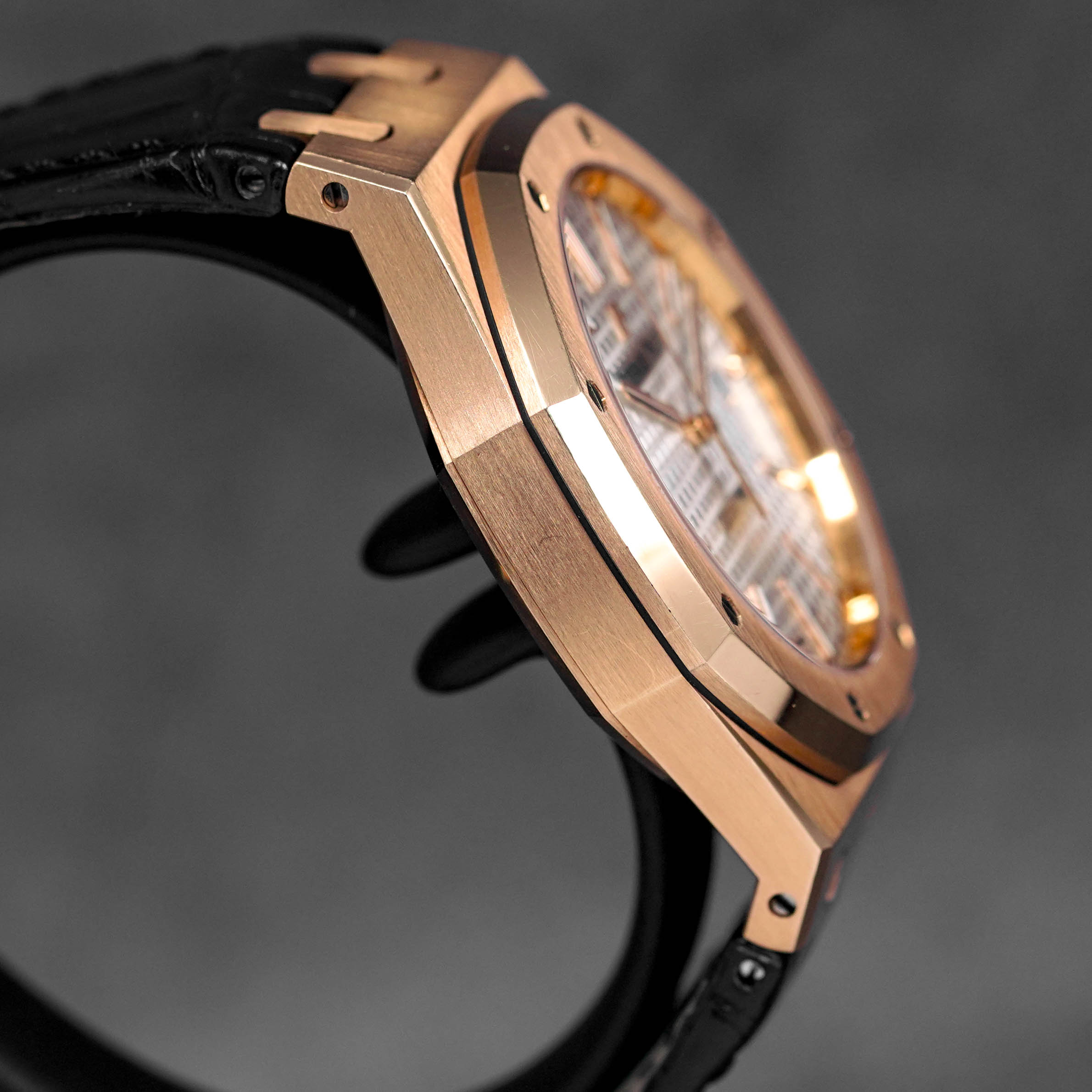 Royal Oak 15400 Rosegold Silver
