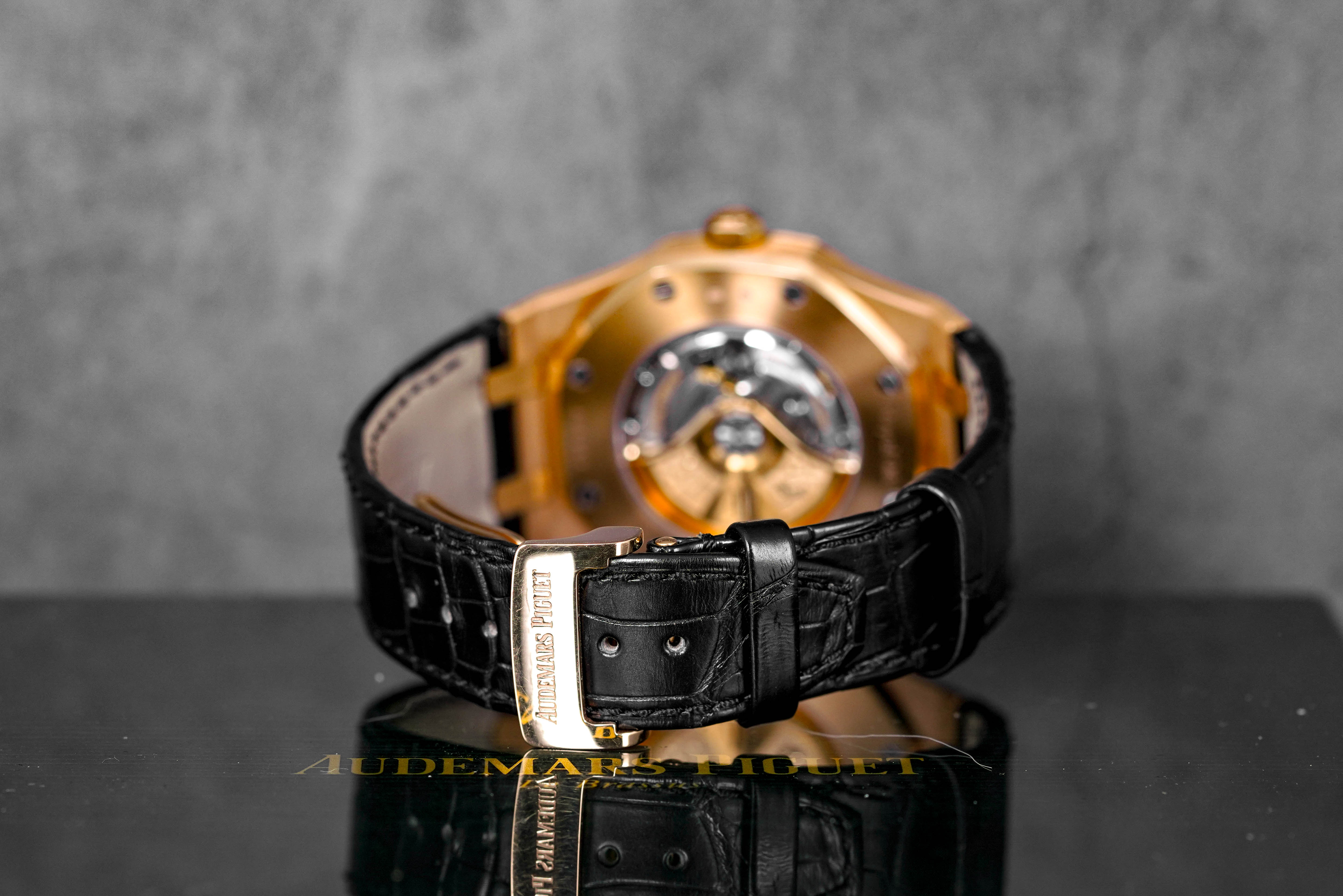 Royal Oak 15400 Rosegold Silver