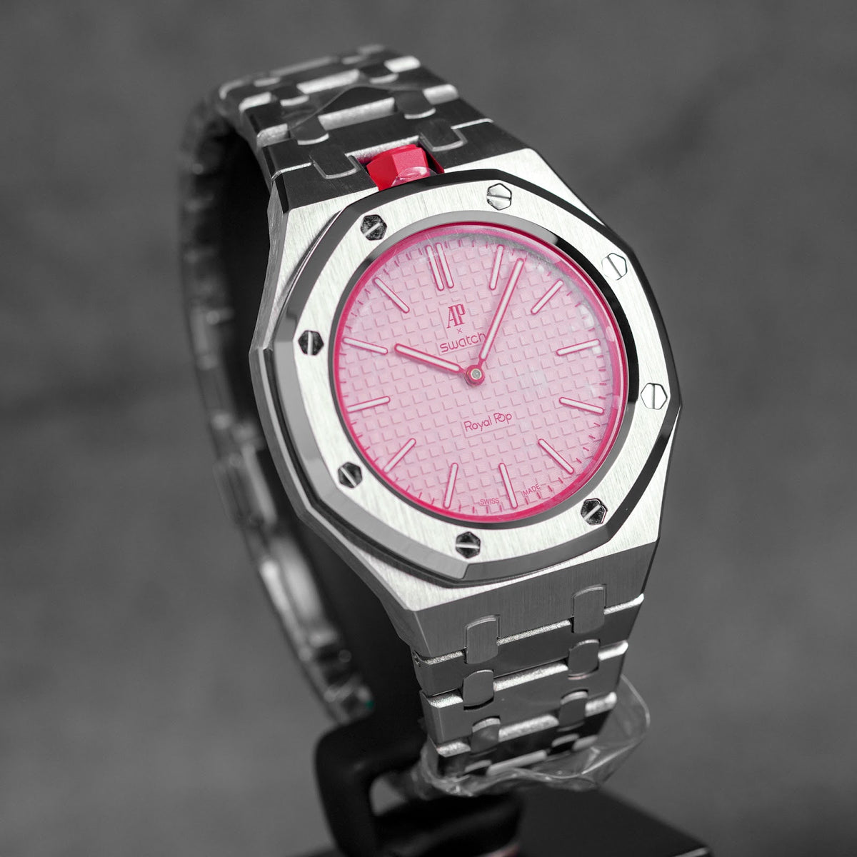 CUSTOM STEEL BRACELET FOR AP X SWATCH ROYAL POP