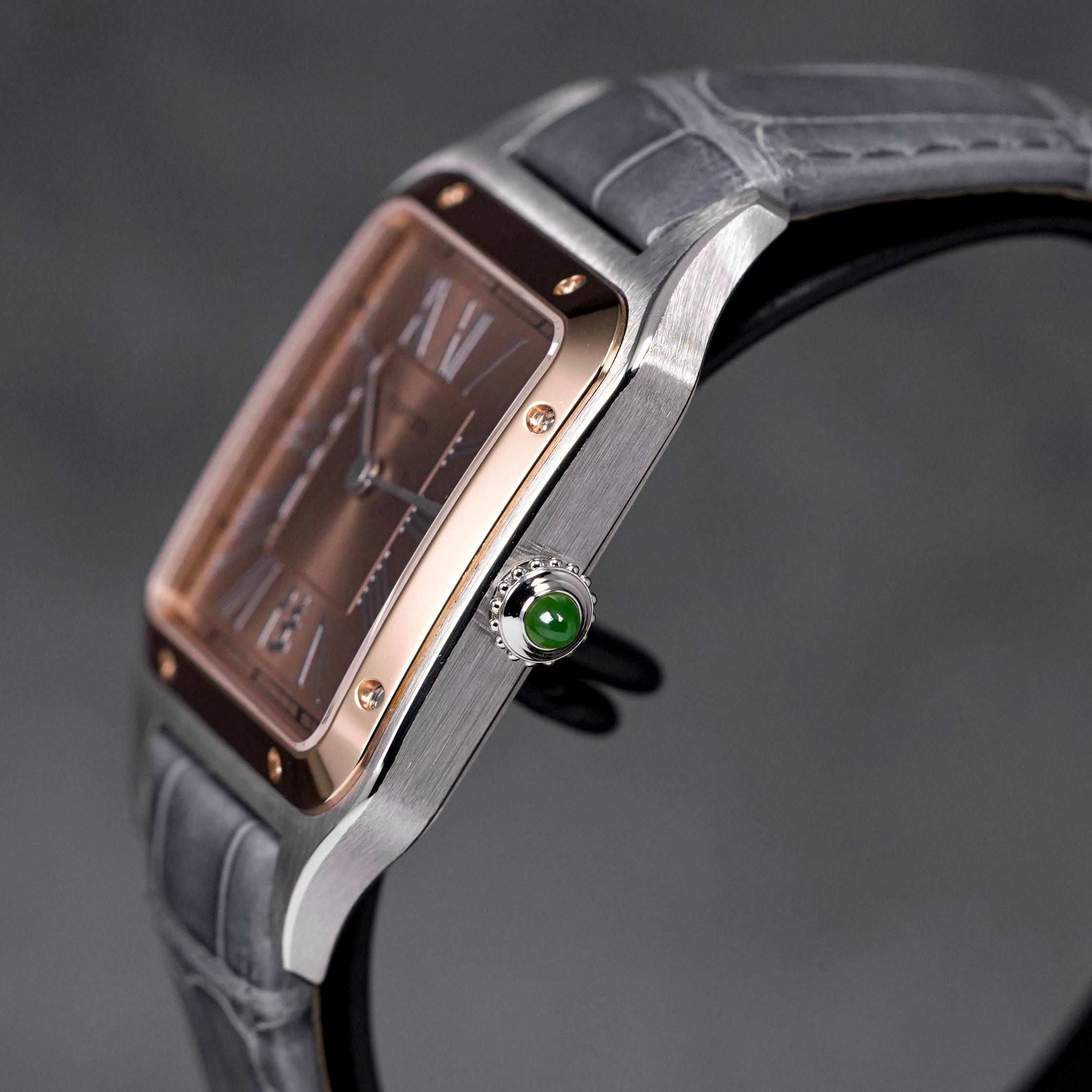 SANTOS DUMONT L TWOTONE ROSEGOLD SALMON DIAL CHINA SPECIAL EDITION (2023)