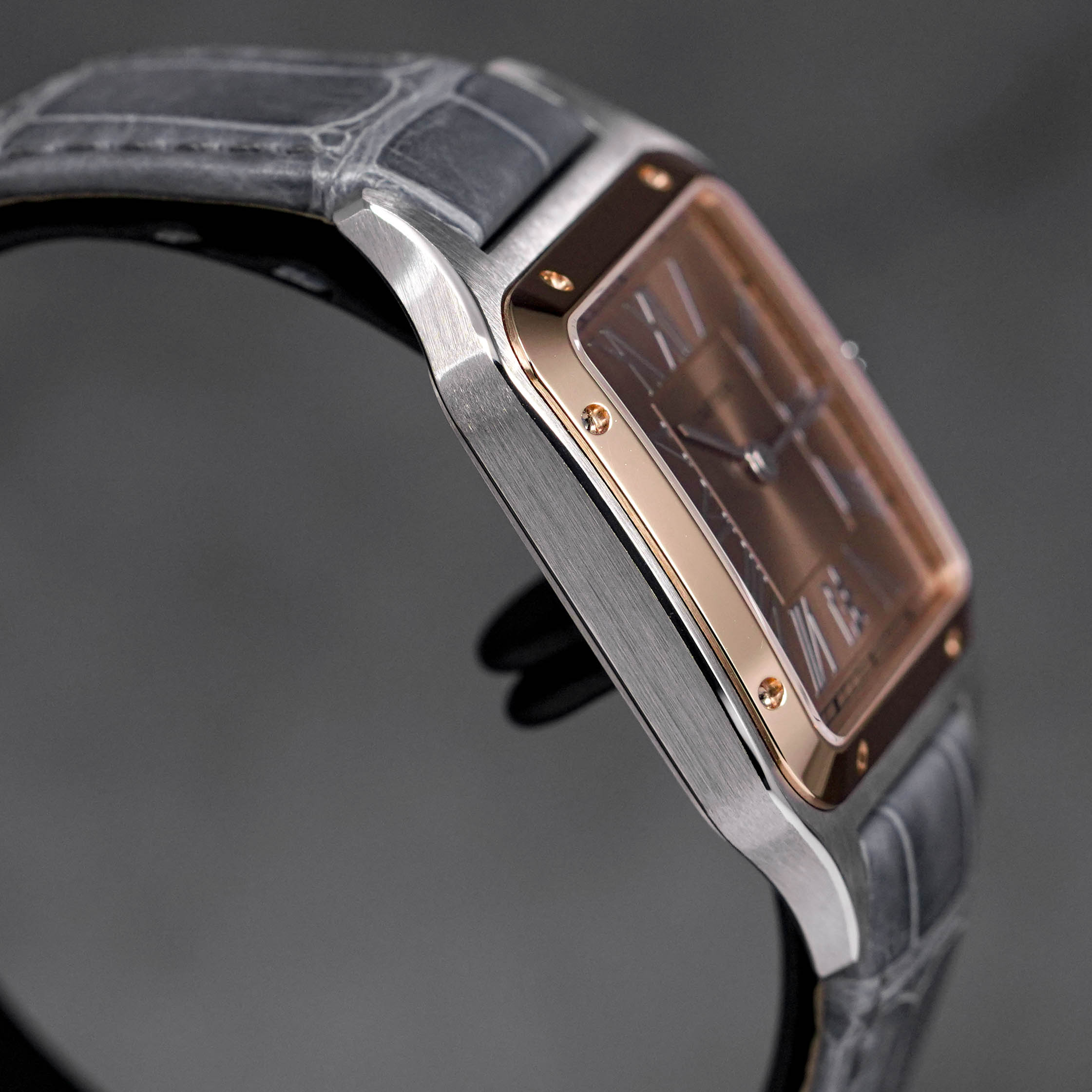 SANTOS DUMONT L TWOTONE ROSEGOLD SALMON DIAL CHINA SPECIAL EDITION (2023)