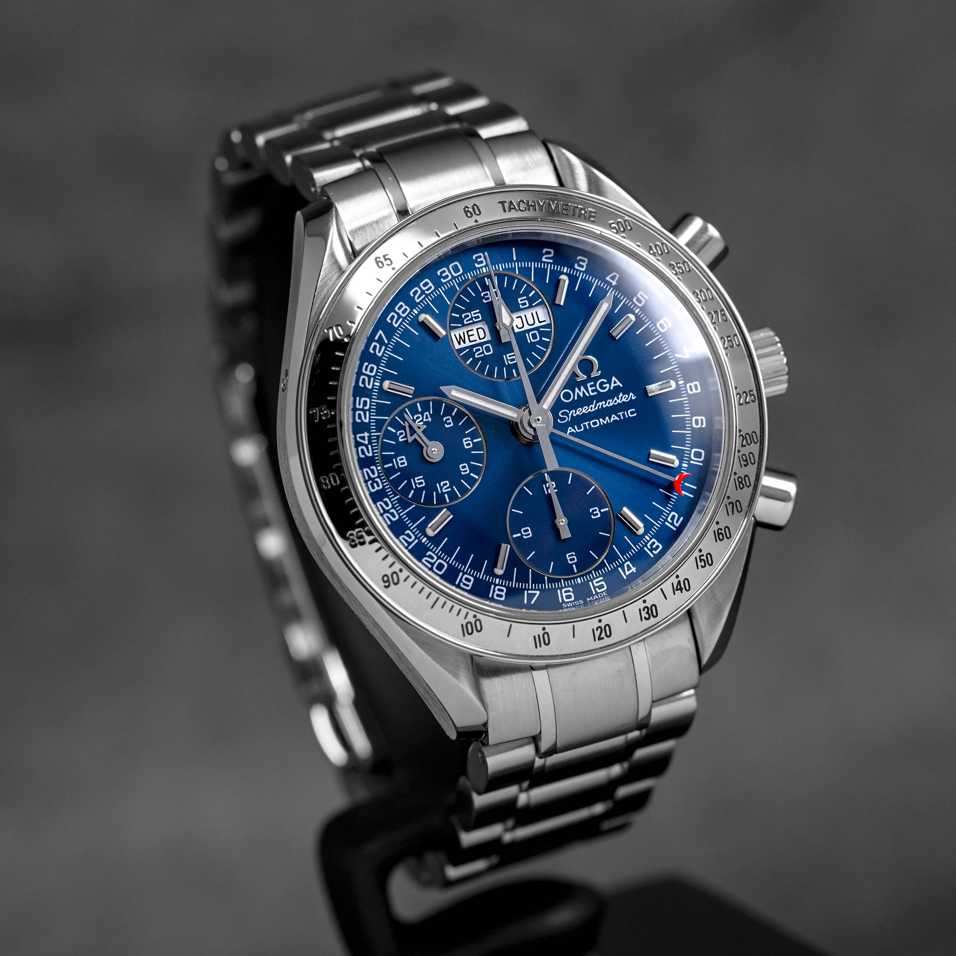 SPEEDMASTER DAY DATE BLUE DIAL (UNDATED)