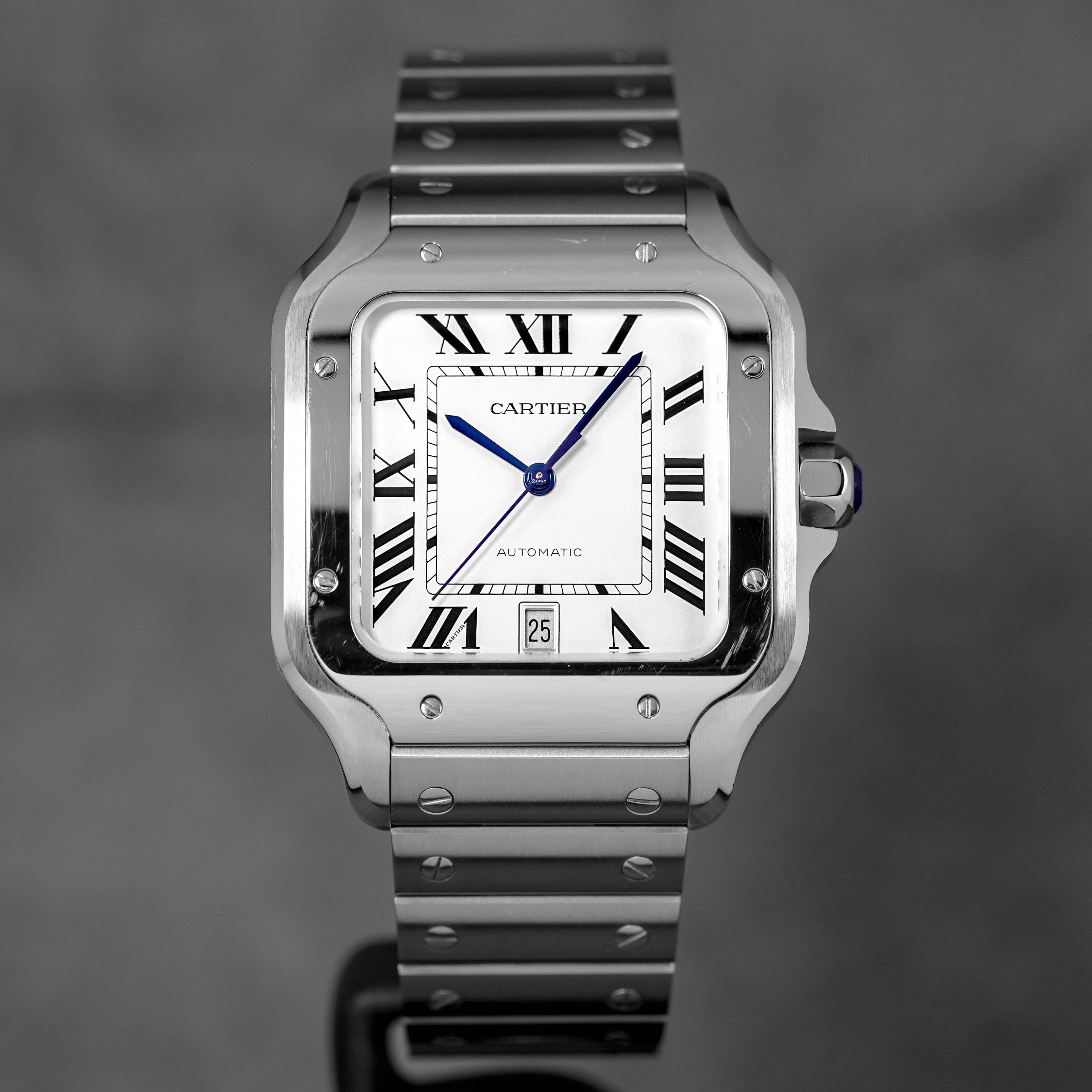 Harga Santos De Cartier L Silver
