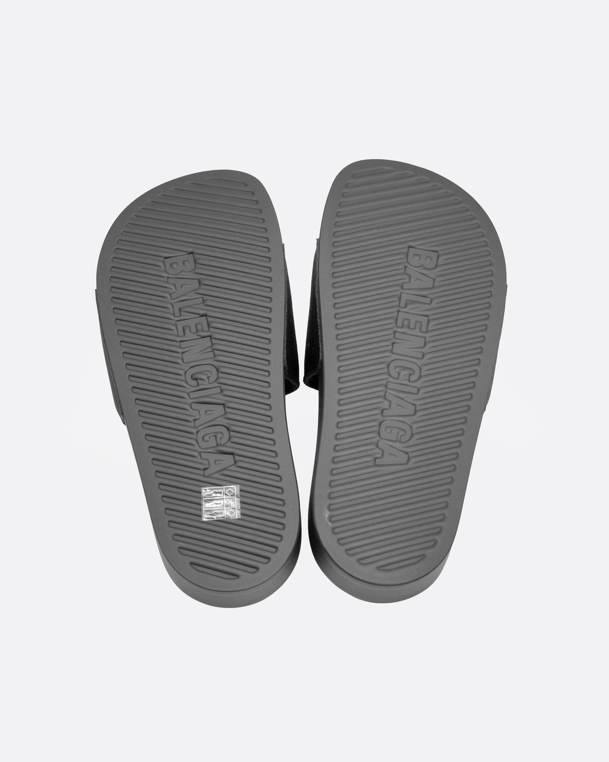 POOL SANDALS BLACK SIZE 41