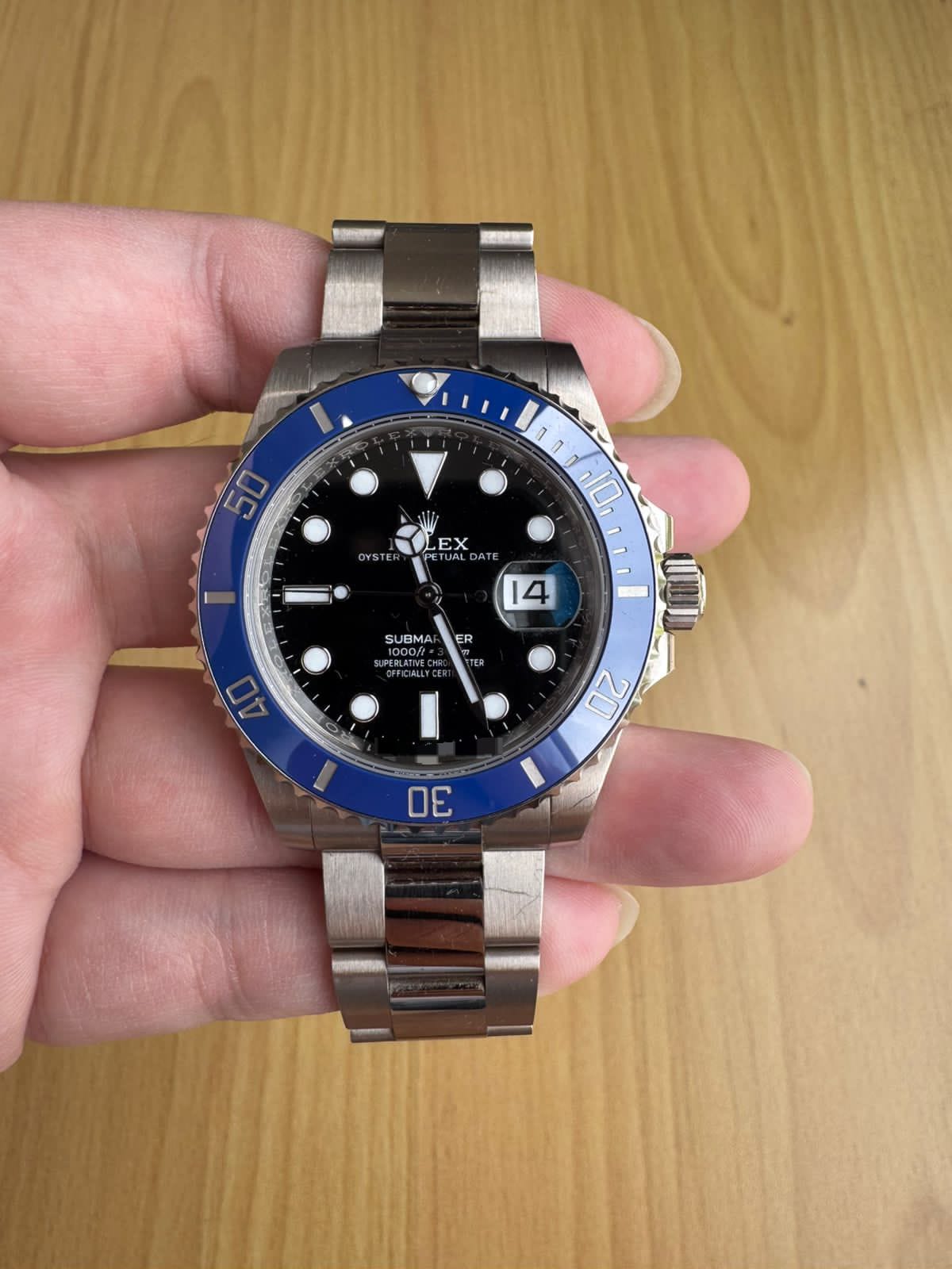 SUBMARINER DATE 41MM WHITEGOLD SMURF (2021)