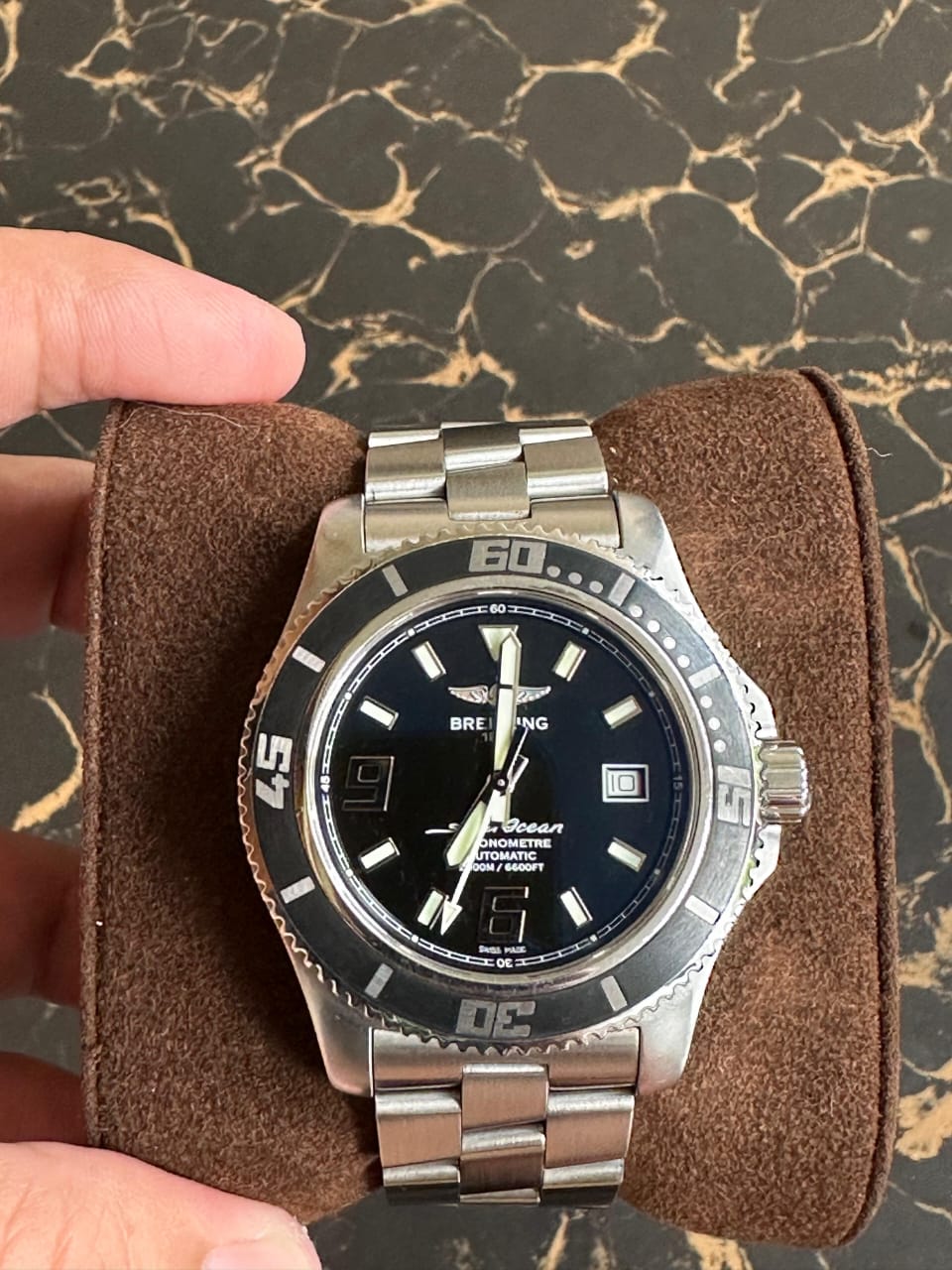 SUPEROCEAN 44MM STEEL BLACK DIAL (WATCH ONLY)