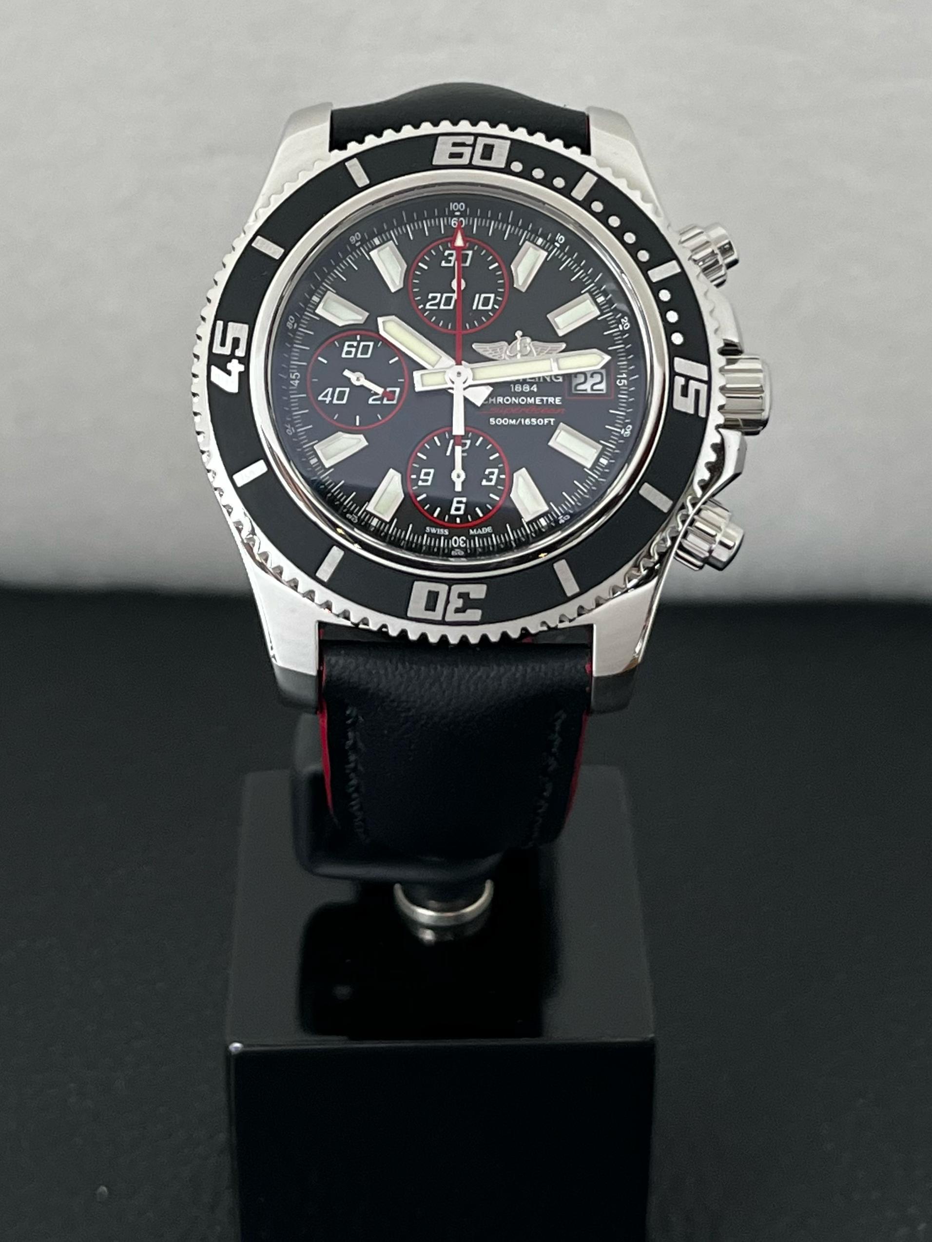SUPEROCEAN CHRONOGRAPH II 44MM STEEL BLACK DIAL (2015)