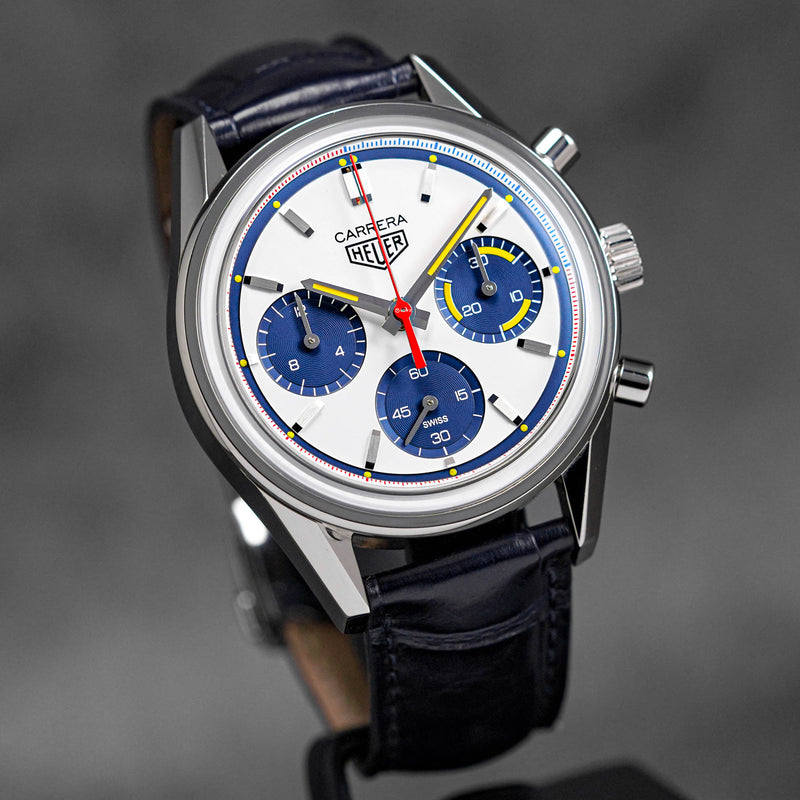 CARRERA CHRONOGRAPH 160 YEARS ANNIVERSARY OF AVANT-GARDE WHITE DIAL LIMITED EDITION (2020)