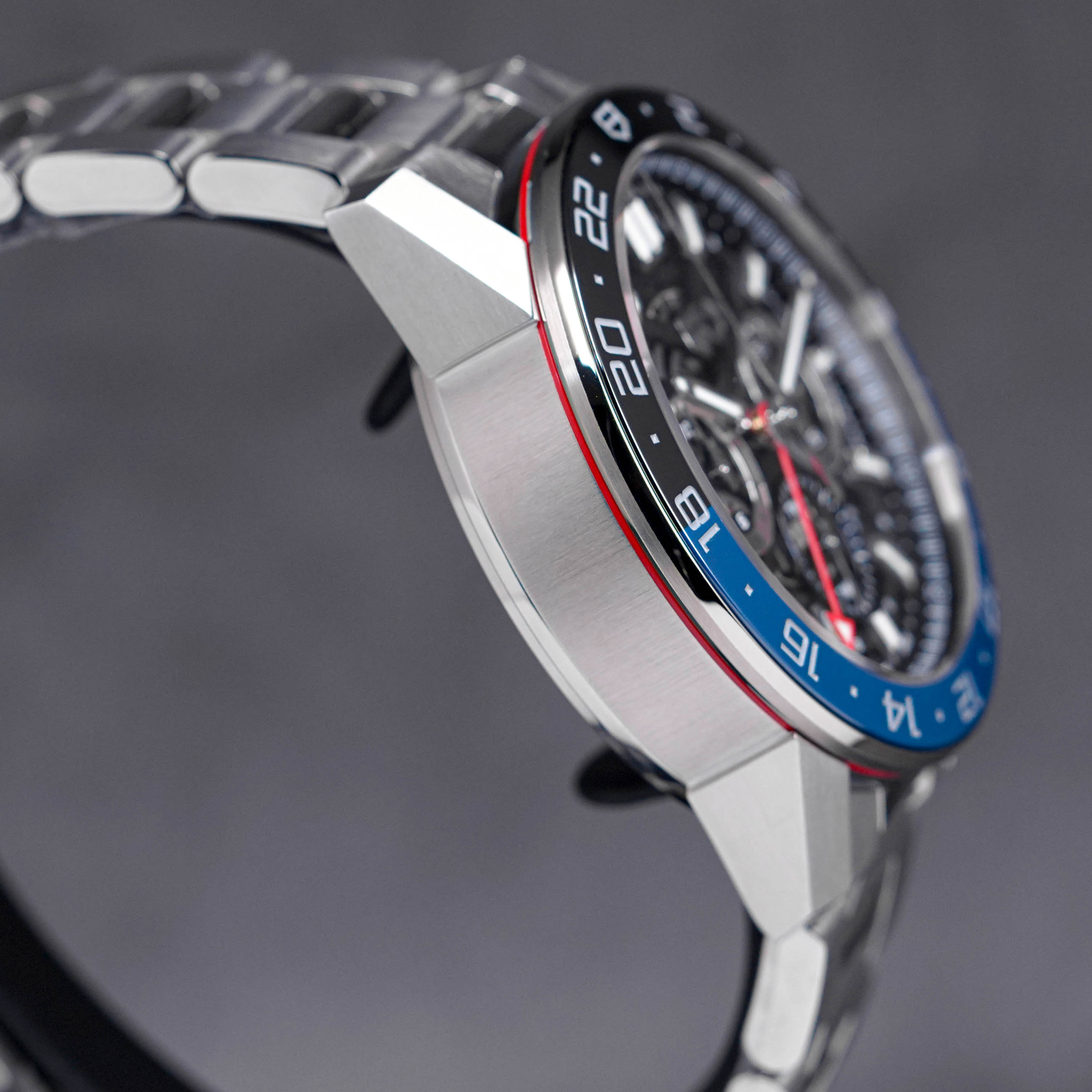CARRERA HEUER 2 CHRONOGRAPH GMT 'BATMAN' SKELETON DIAL (2023)