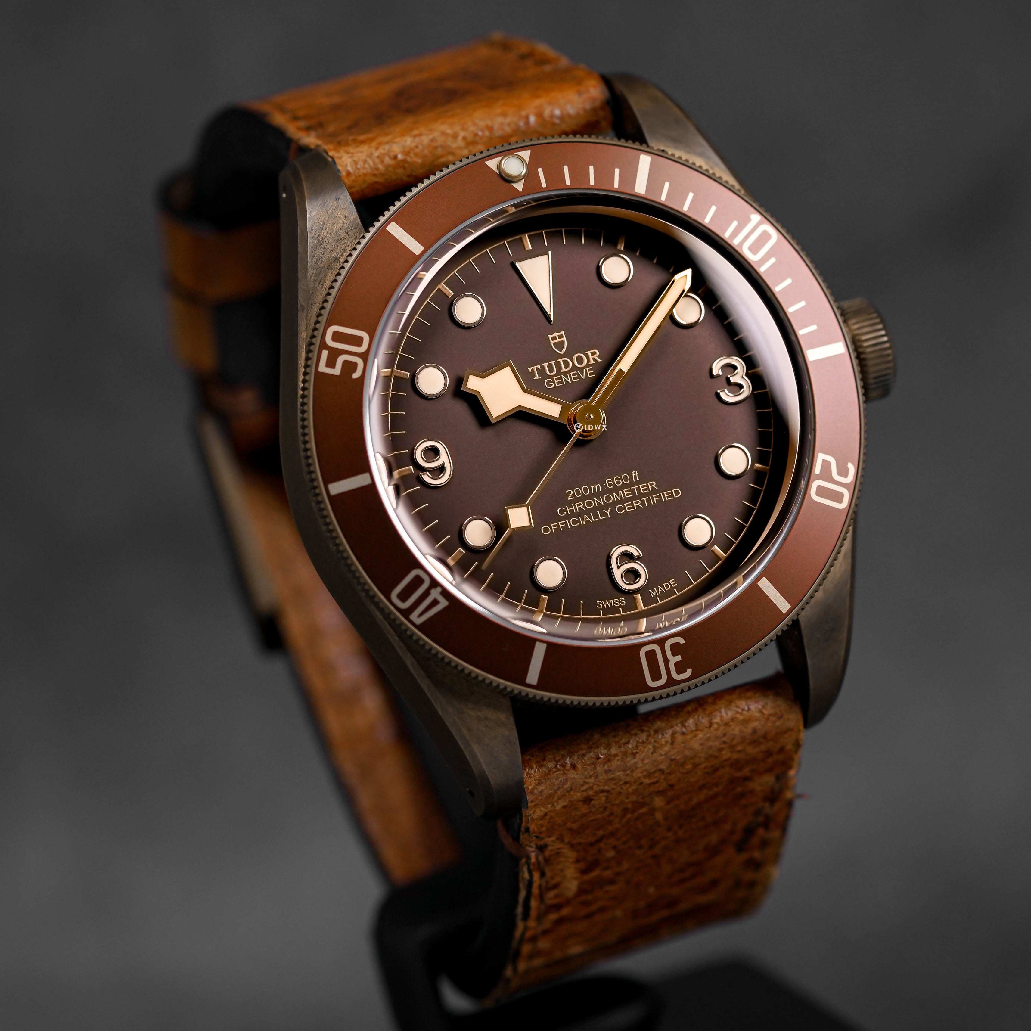 BLACK BAY BRONZE BROWN DIAL LEATHER (2016)