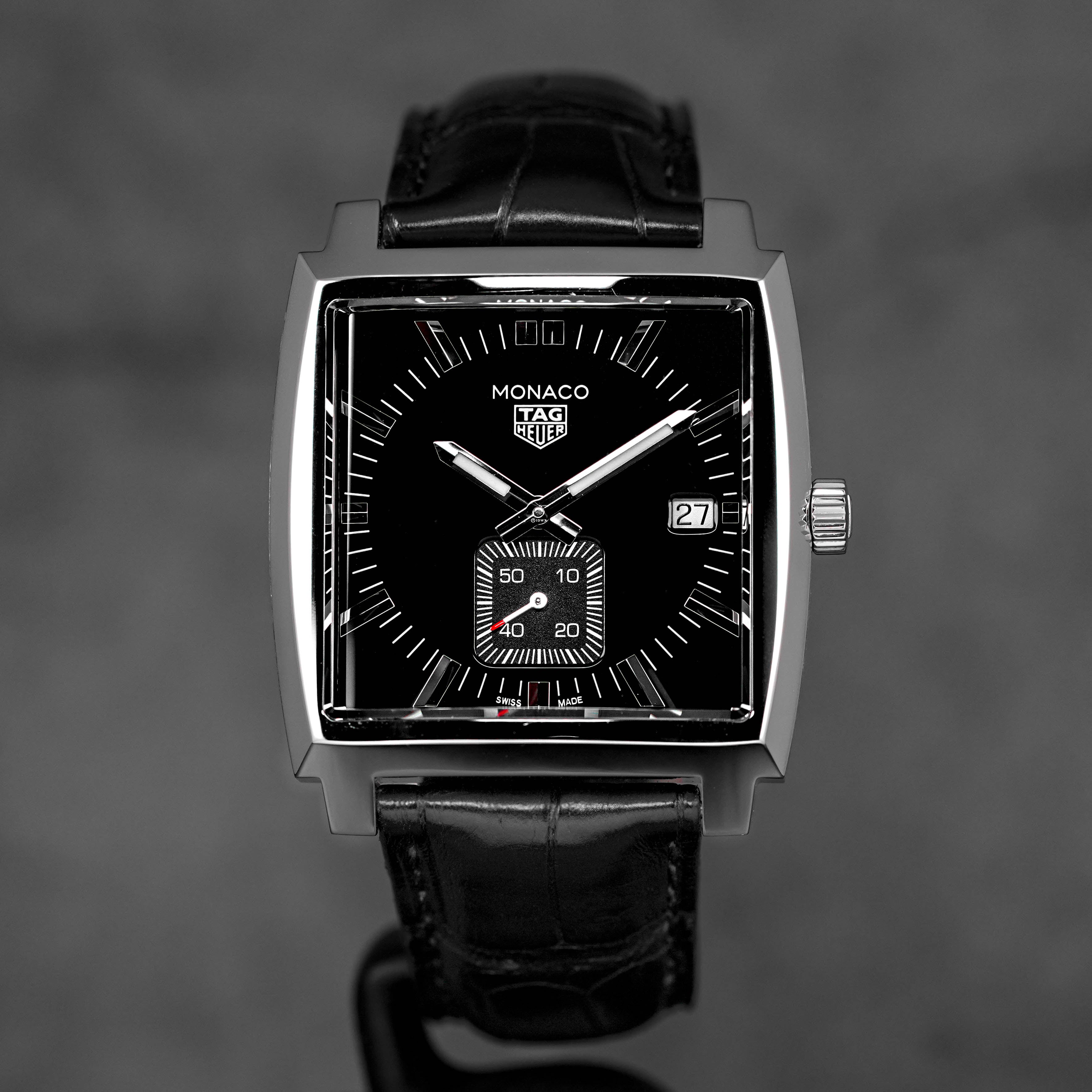 Harga Tag Heuer Monaco Small Seconds Black