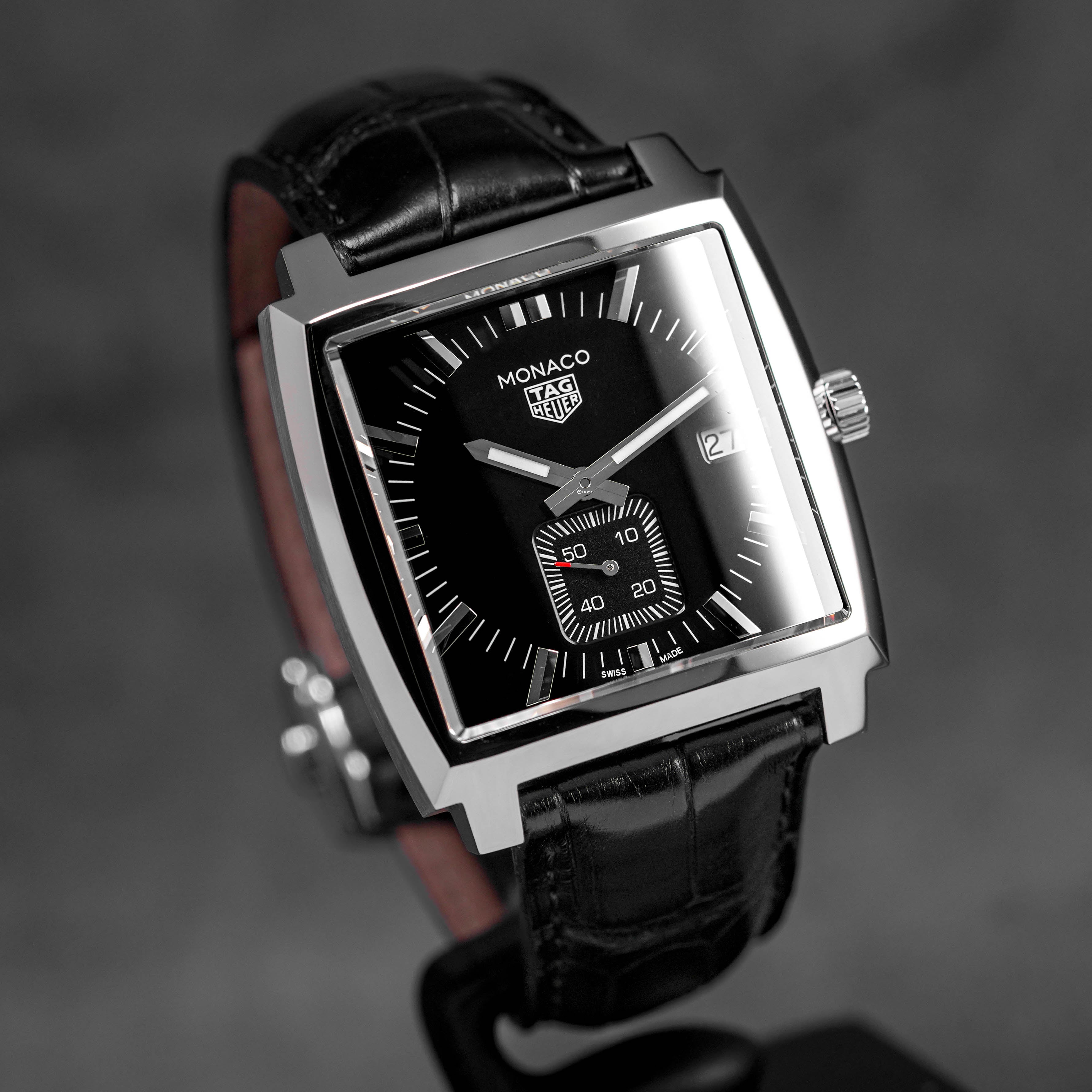 Harga Tag Heuer Monaco Small Seconds Black