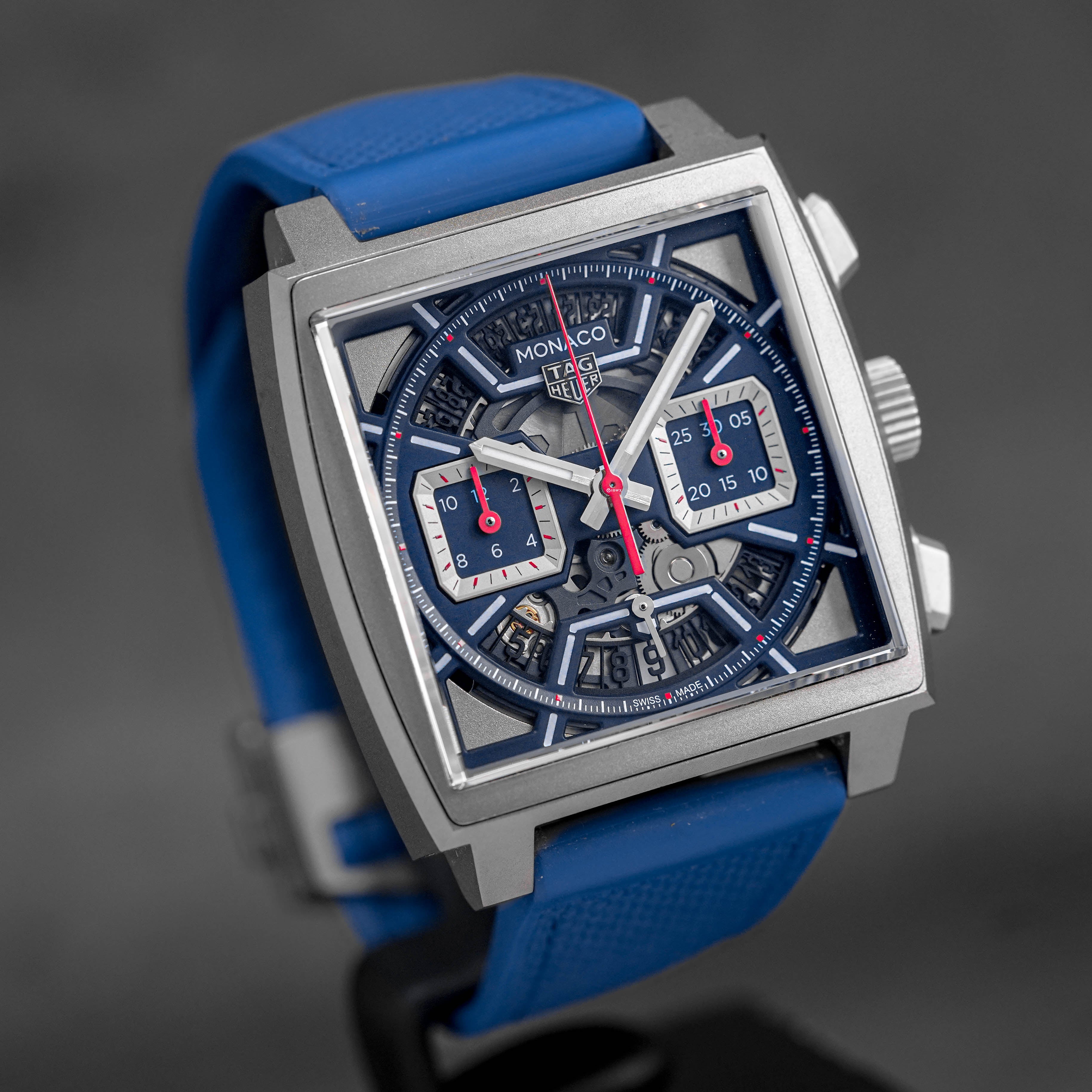 Harga Tag Heuer Monaco TI Skeleton Blue