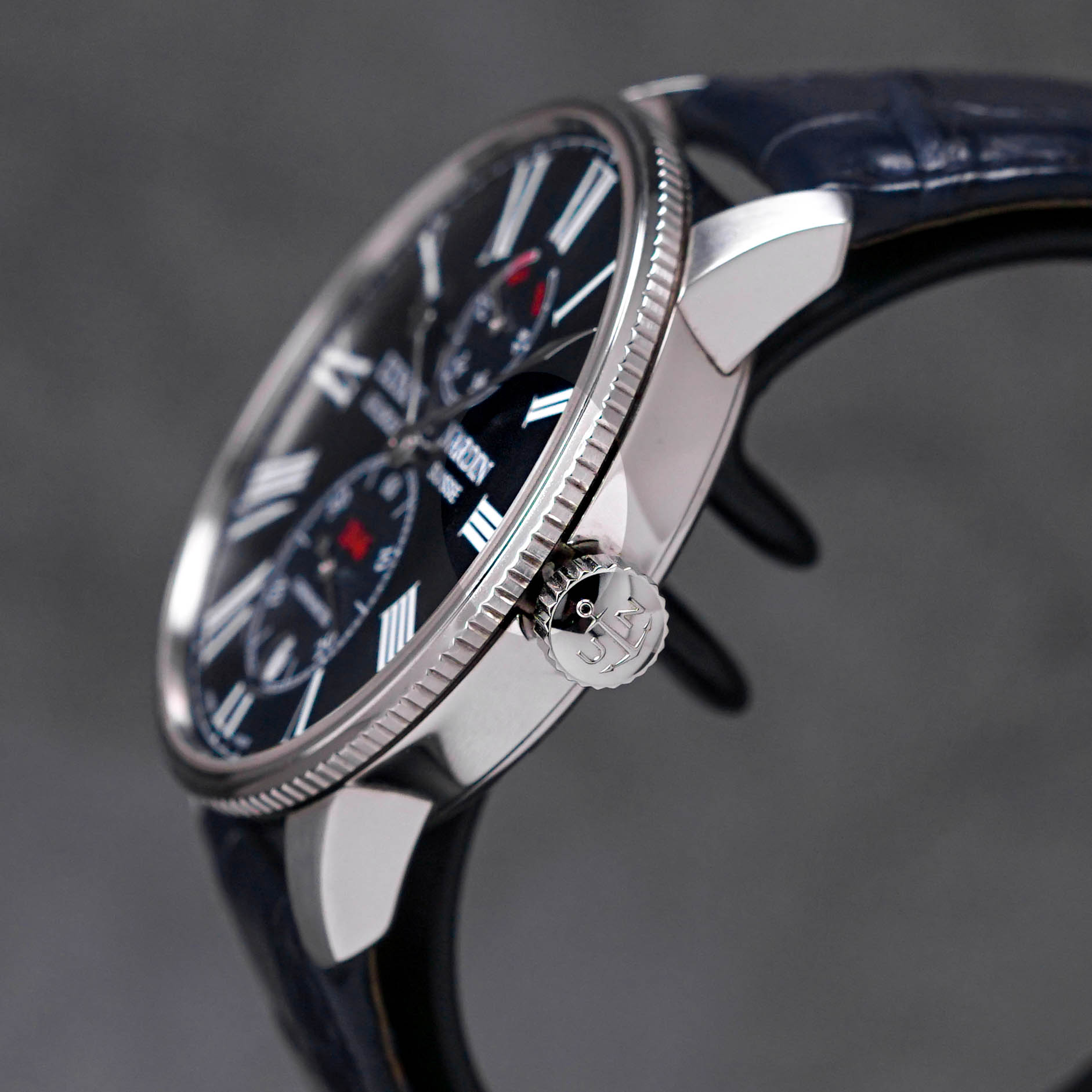 MARINE TORPILLEUR 42MM BLUE DIAL LEATHER STRAP (2018)