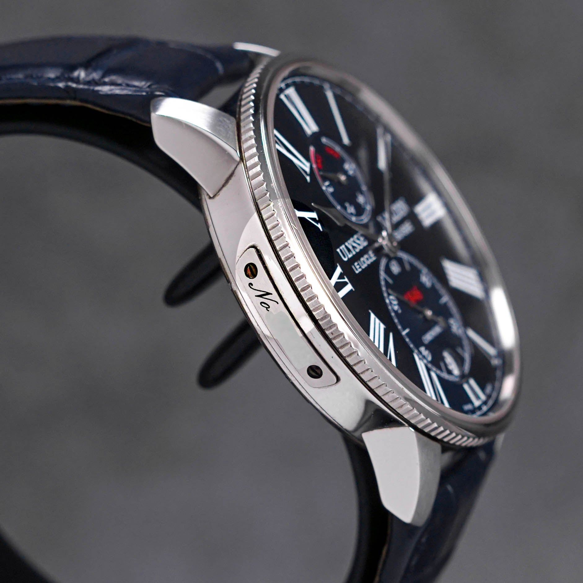 MARINE TORPILLEUR 42MM BLUE DIAL LEATHER STRAP (2018)